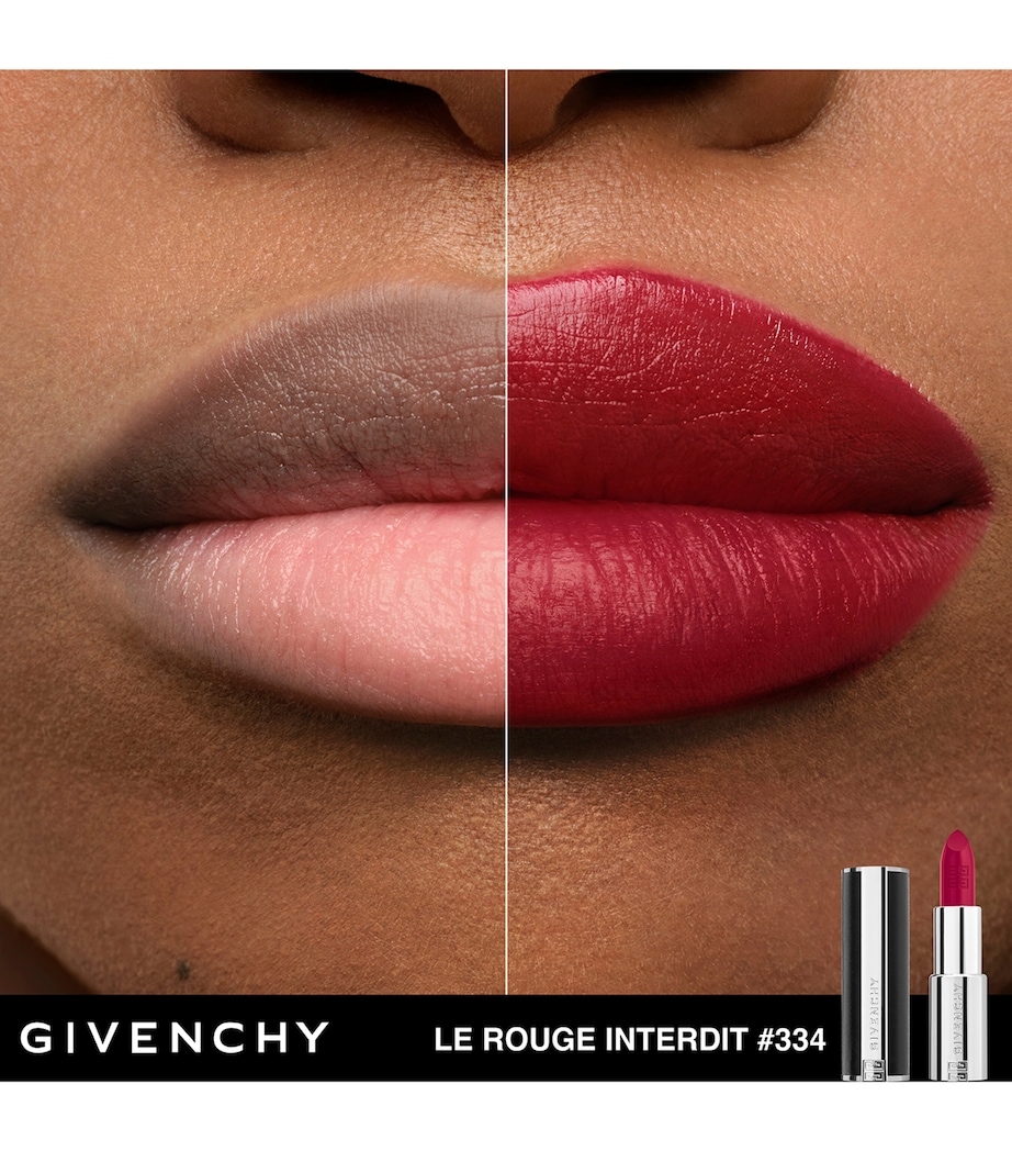 Givenchy Le Rouge Interdit Intense Silk Lipstick Grenat Volont Image 4