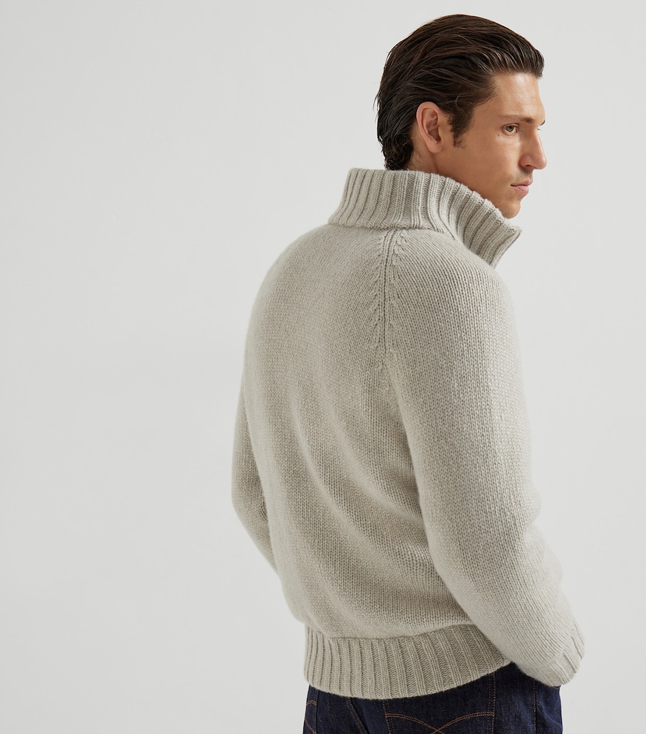 Cashmere Down-Filled Jacket CQO82 Image 4