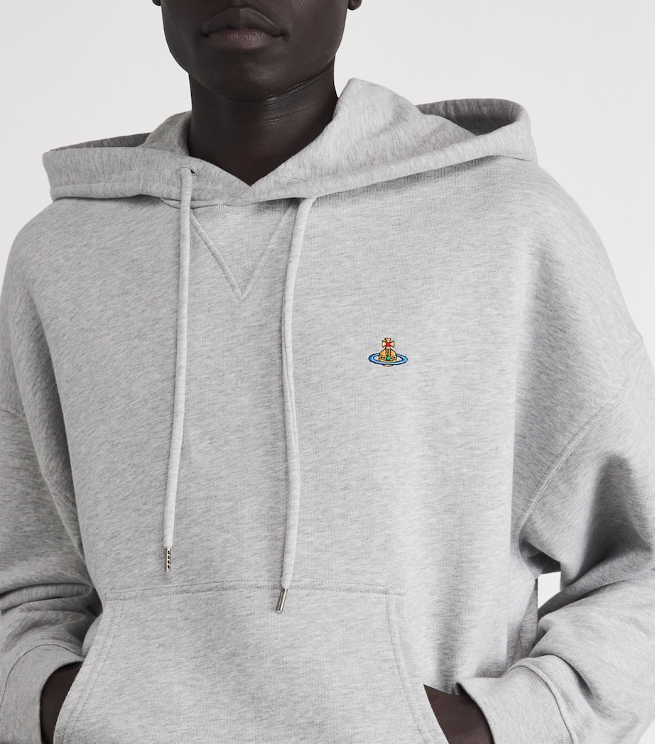 Orb Ashton Hoodie P001 GREY MELANGE Image 6