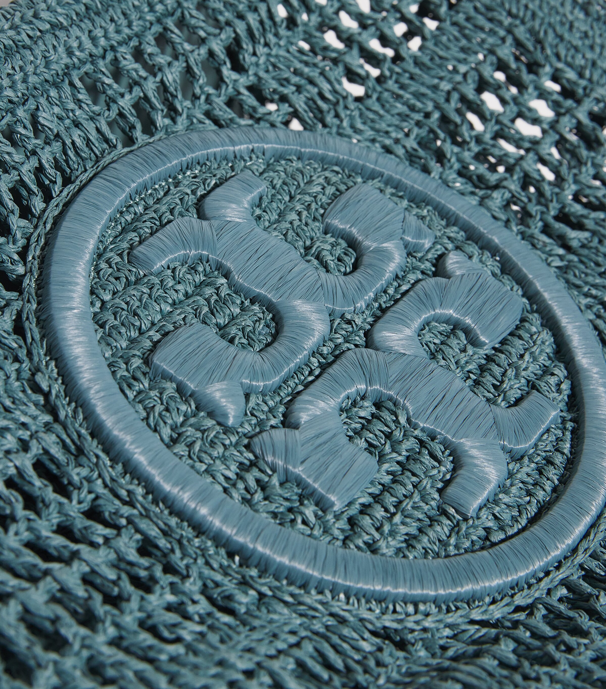 Small Crochet Ella Tote Bag 104 DEEP SLATE Image 4