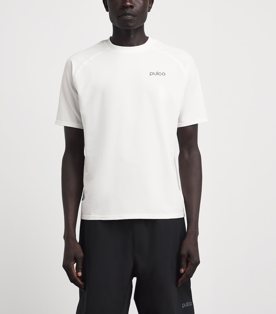 Pulco Studios Mens AIRCON Playing T-Shirt White Image 4