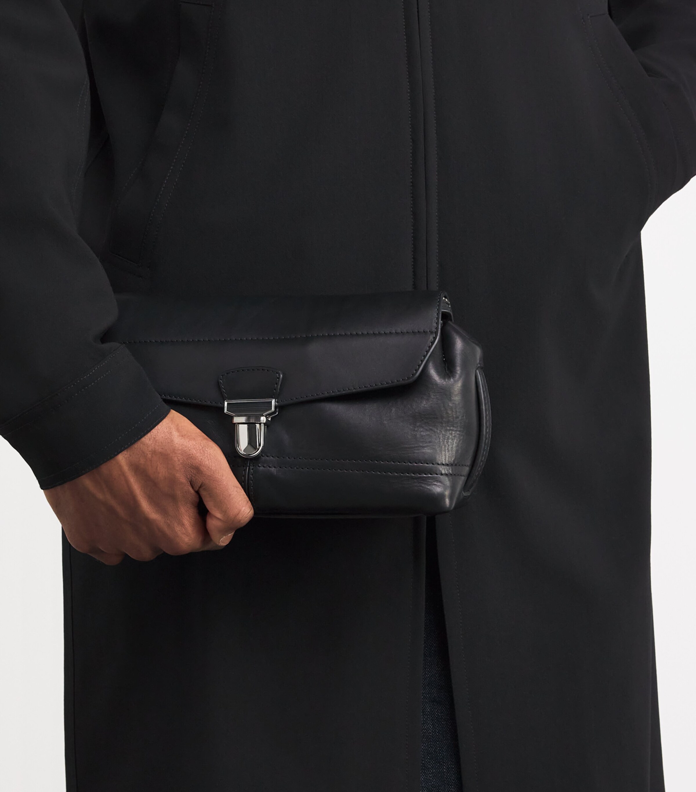 Lemaire Small Leather Gear Cross-Body Bag Image 5