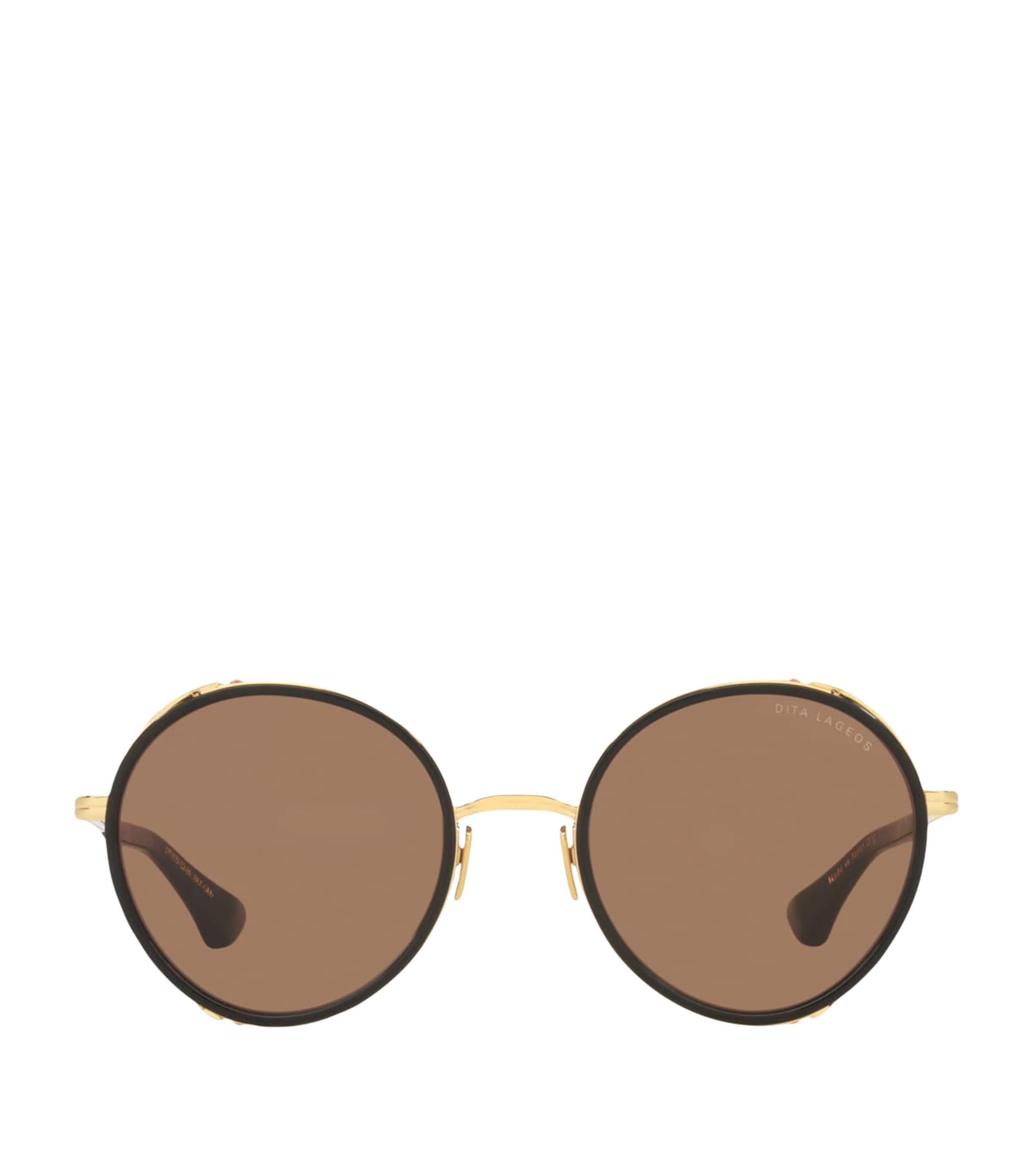 DITA Lageos Round Sunglasses Gold Image 1