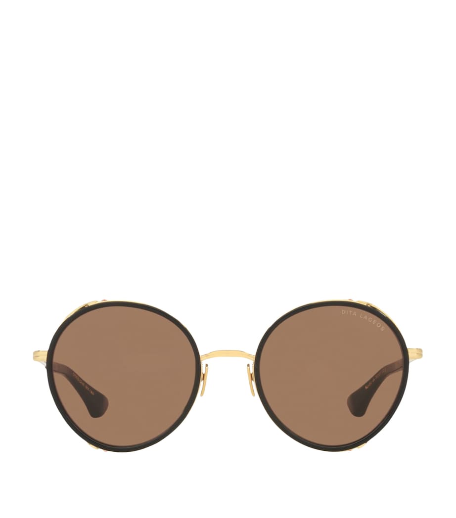 DITA Lageos Round Sunglasses Gold Image 1