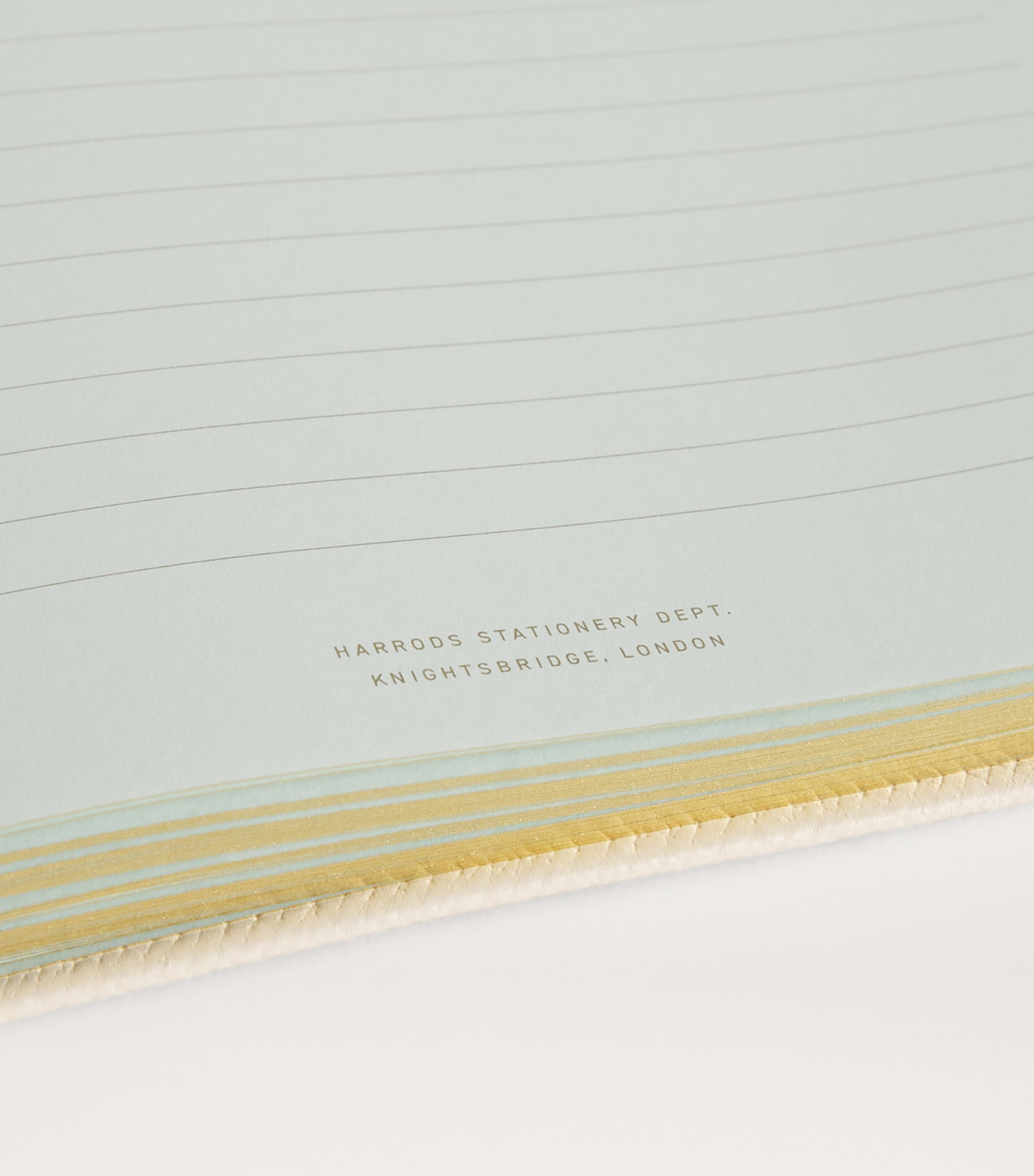 Harrods Leather A5 Notebook Birch Image 5