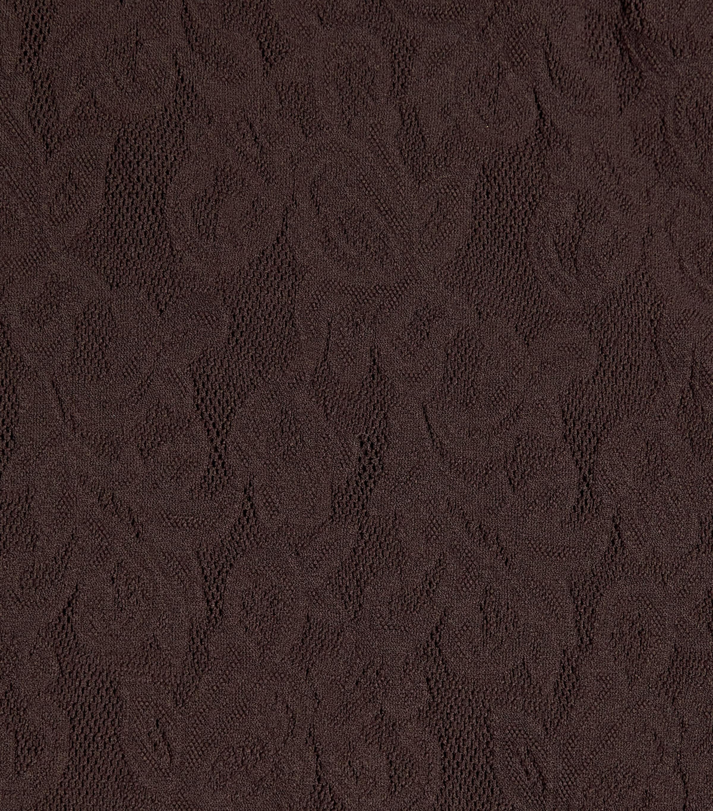 Knitted Lace Cropped Cami Top ESPRESSO Image 4