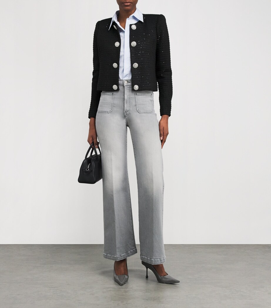 Tweed Moon Jacket BLAC BLACK Image 2