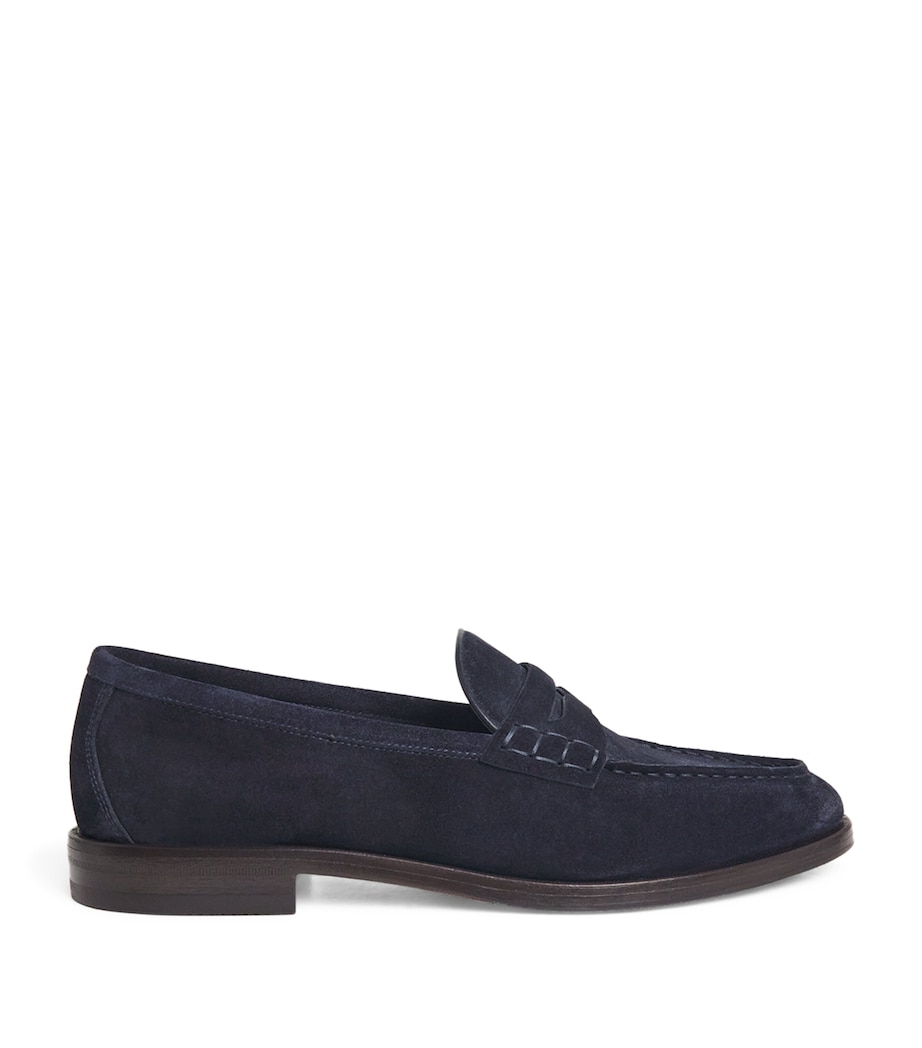 Suede Bolden Loafers NAVY Image 1