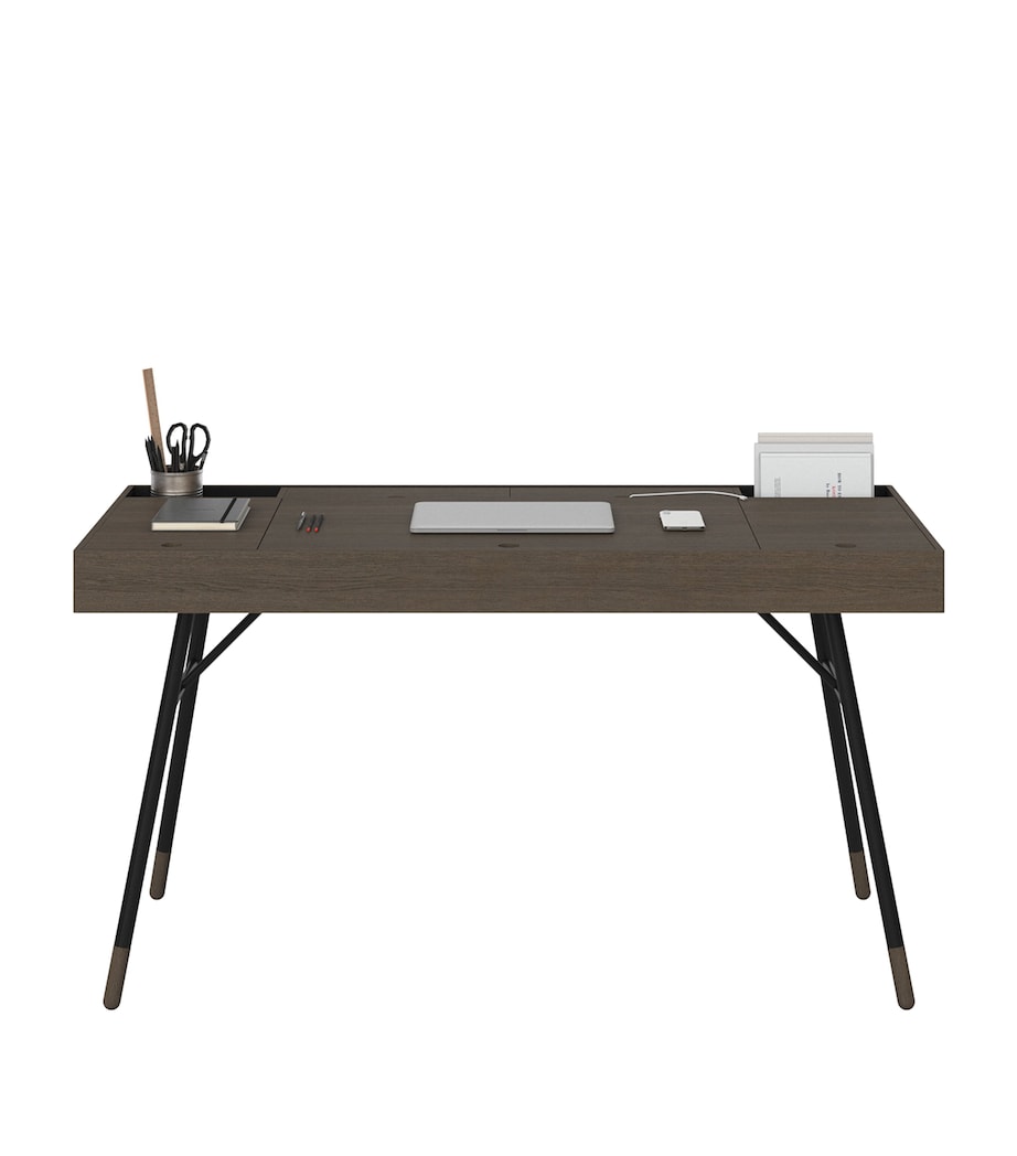 BoConcept Oak Cupertino Desk Drk Oak / Matt Blk Image 1