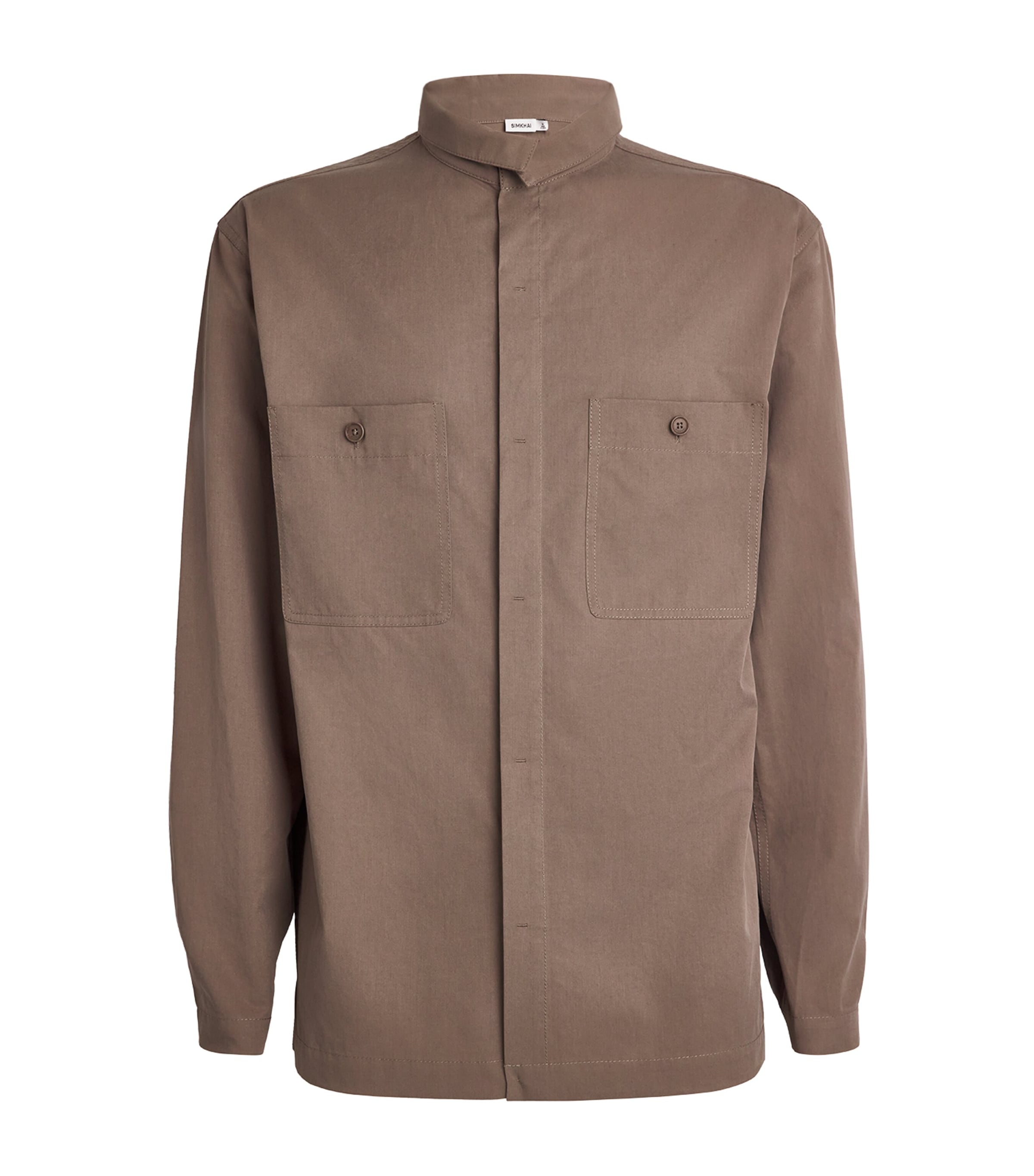 Simkhai Sean Overshirt In Brown