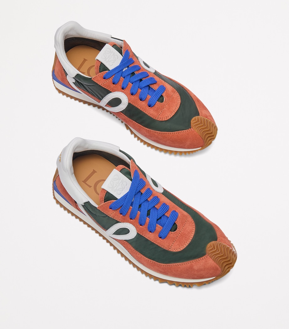 Flow Runner 2.0 Sneakers KHAKI/WHITE/ORANGE Image 3