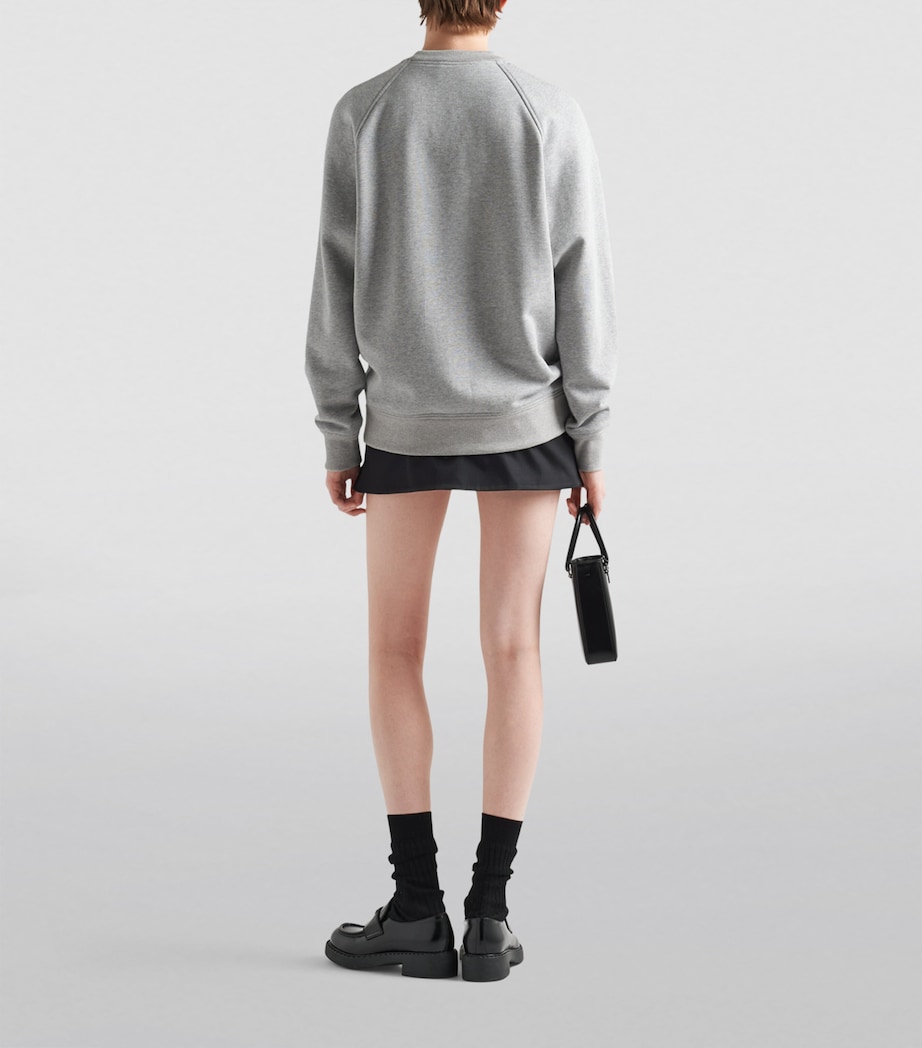 Cotton Logo Sweatshirt F0031 Image 4