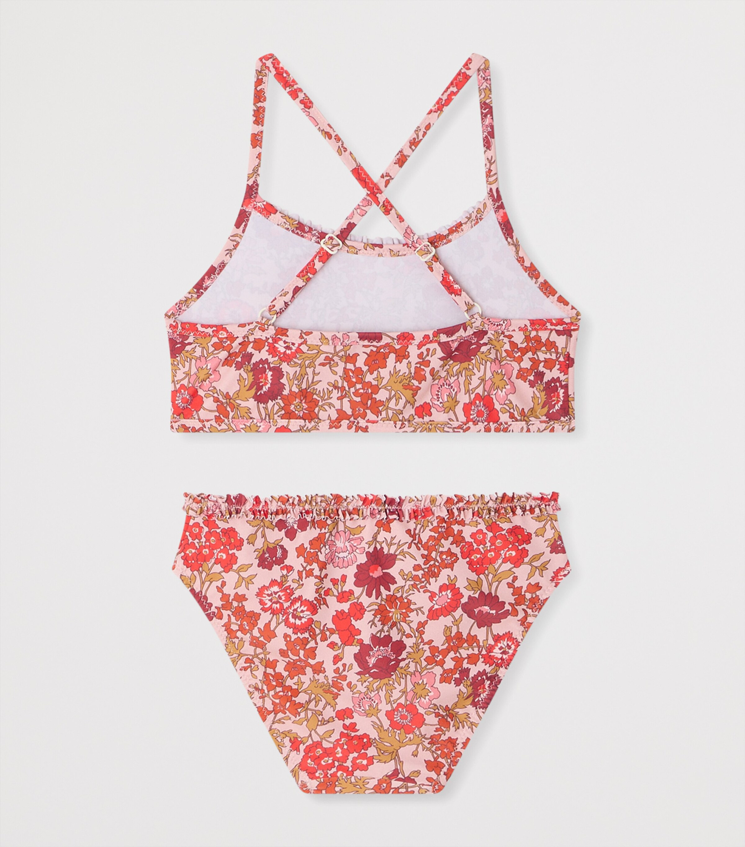 Bonpoint Floral Bikini (10-14 Years) Fleurs Rose Image 2
