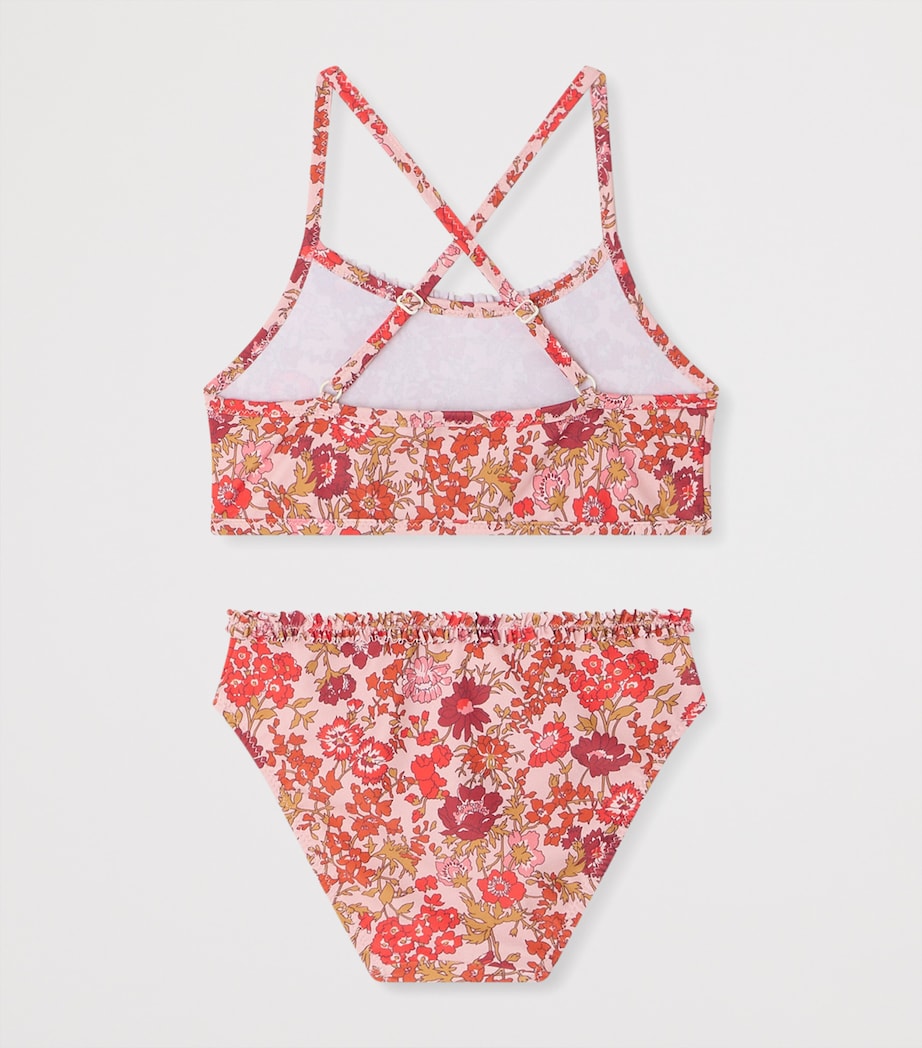 Bonpoint Floral Bikini (10-14 Years) Fleurs Rose Image 2