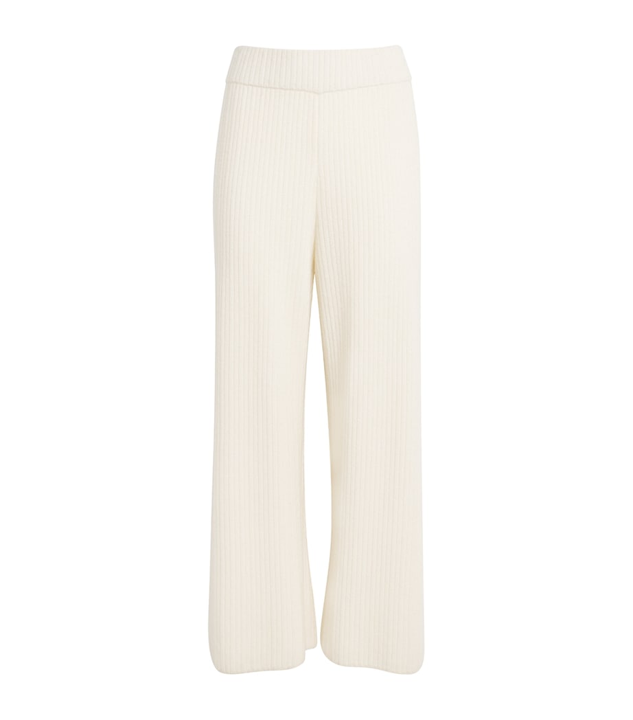 Cashmere Ribbed Trousers CLOUD Image 1
