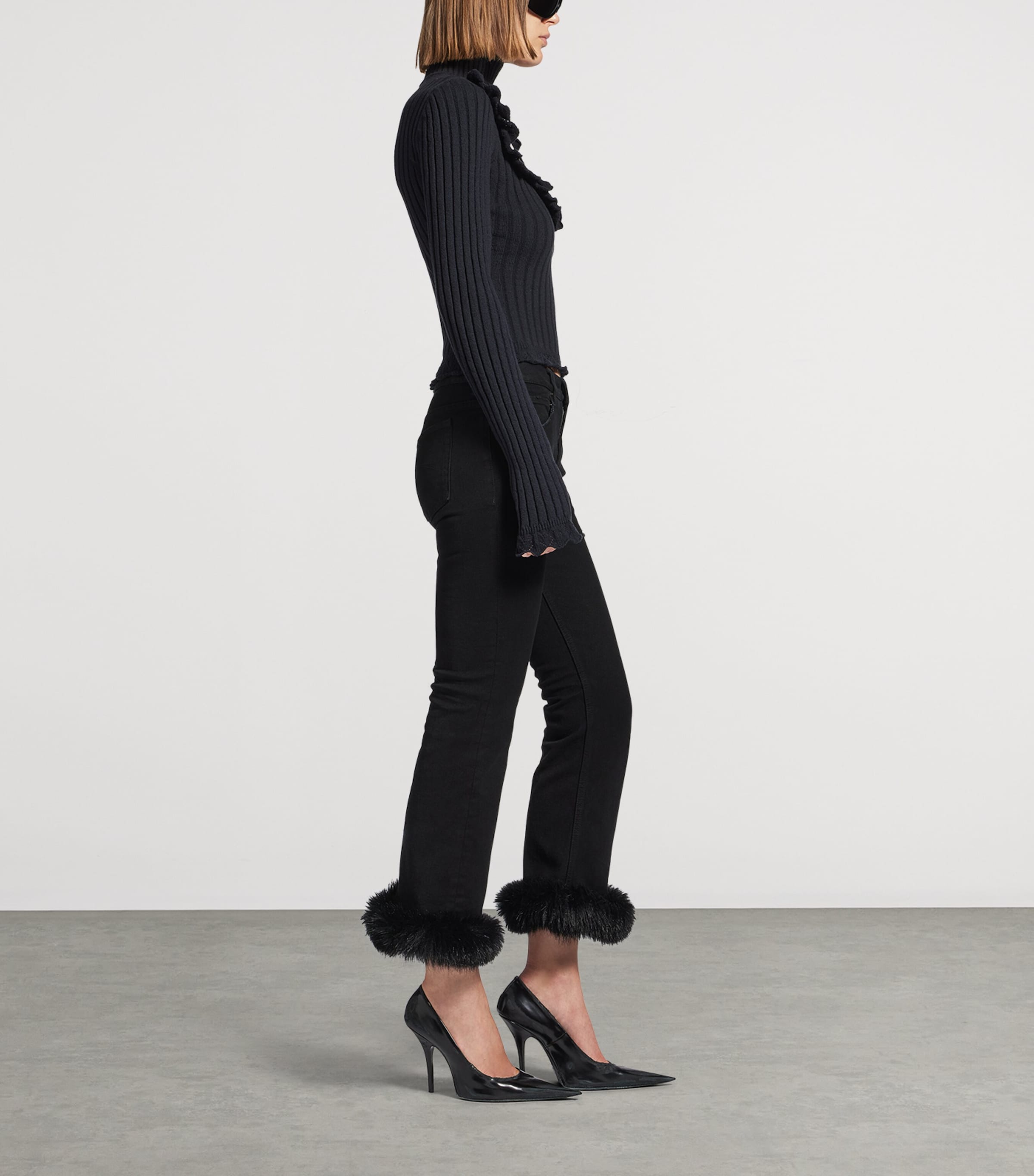 Heart Cut-Out Rollneck Sweater 1000 Image 4