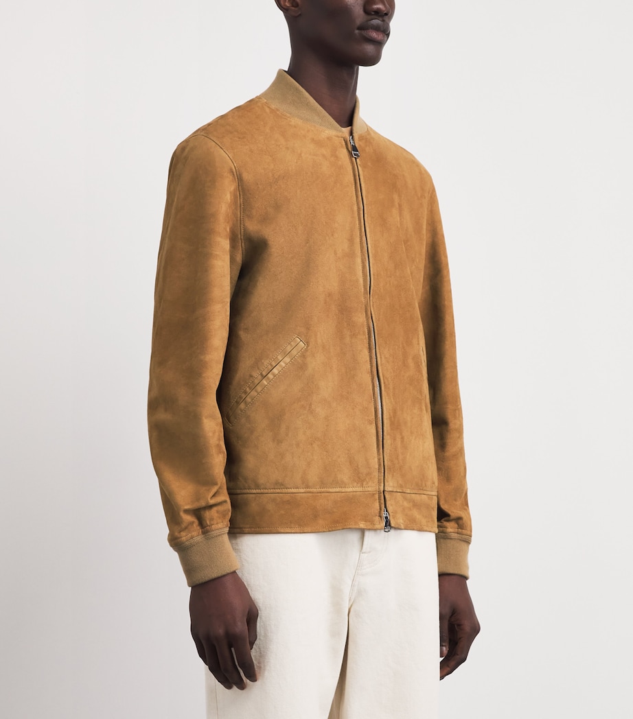 Suede Evans Bomber Jacket 7212ARACHIDE Image 4