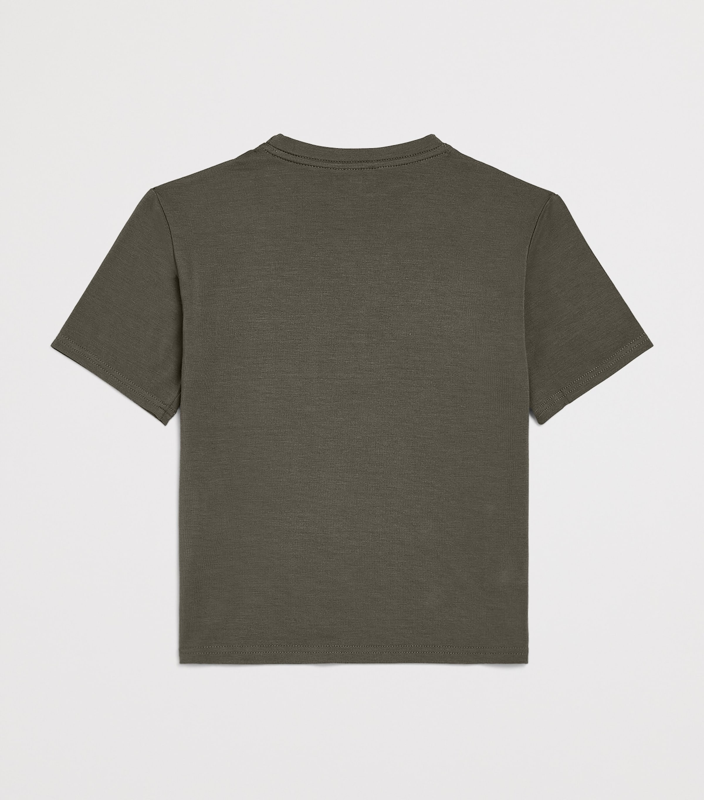 Homebody Kids Stripe-Pocket Pyjama Top (4-16 Years) Charred Green Image 2