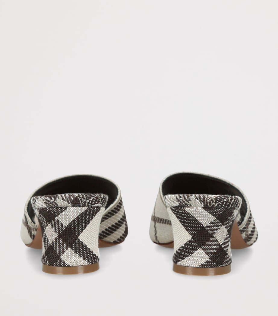 Check Sloane Mules 45 BEIGE COMB Image 2