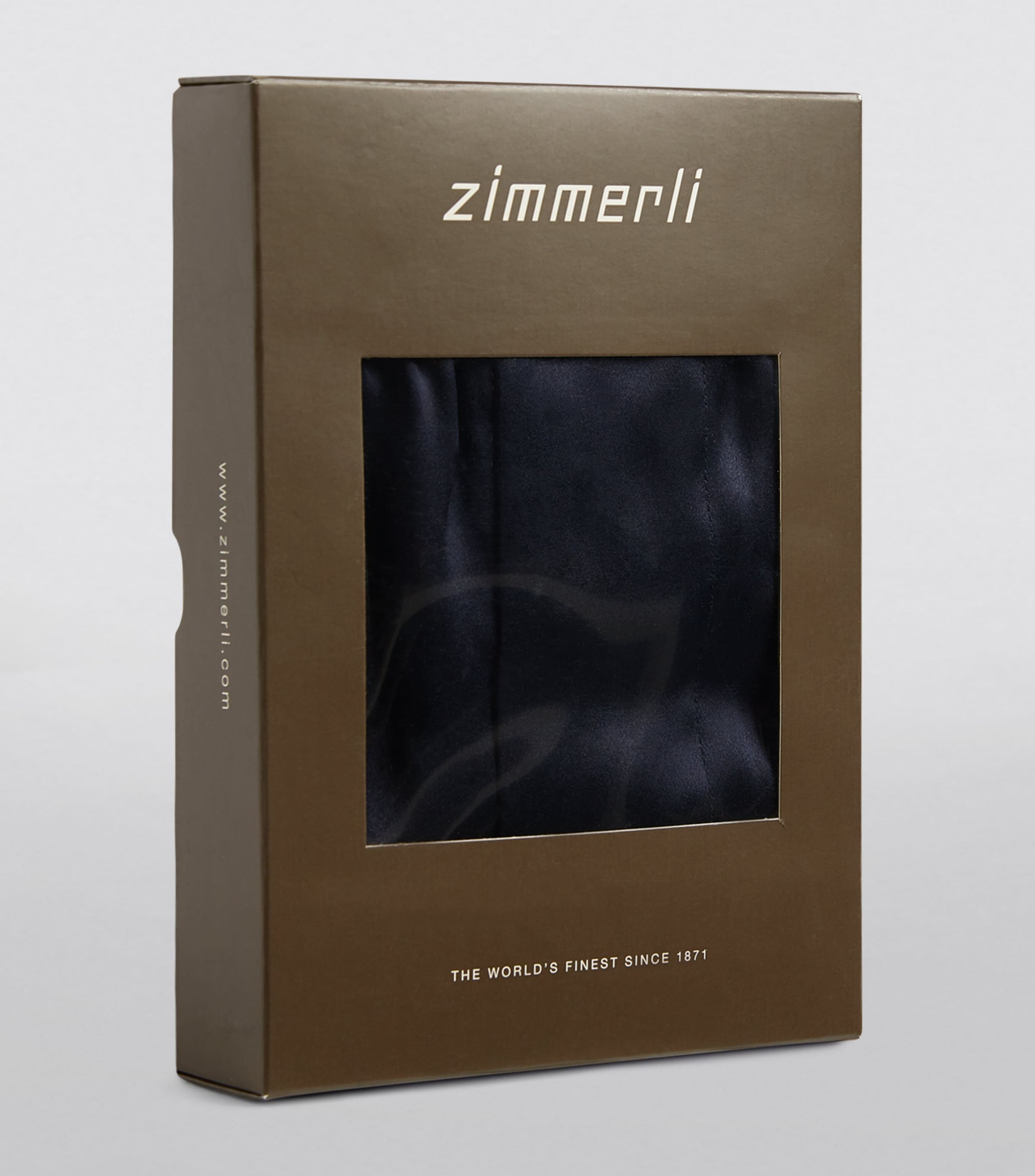 Silk Boxers 447 NAVY Image 4