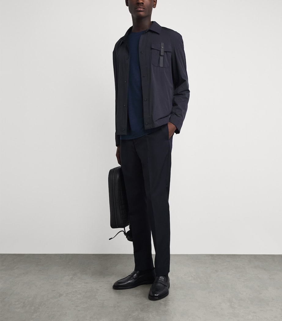 Sease Mens Jib Set Overshirt Dark Blue Image 2