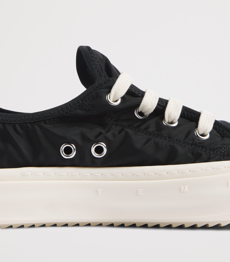 Rick Owens Tower Low Sneakers Blk/mlk/mlk Image 7