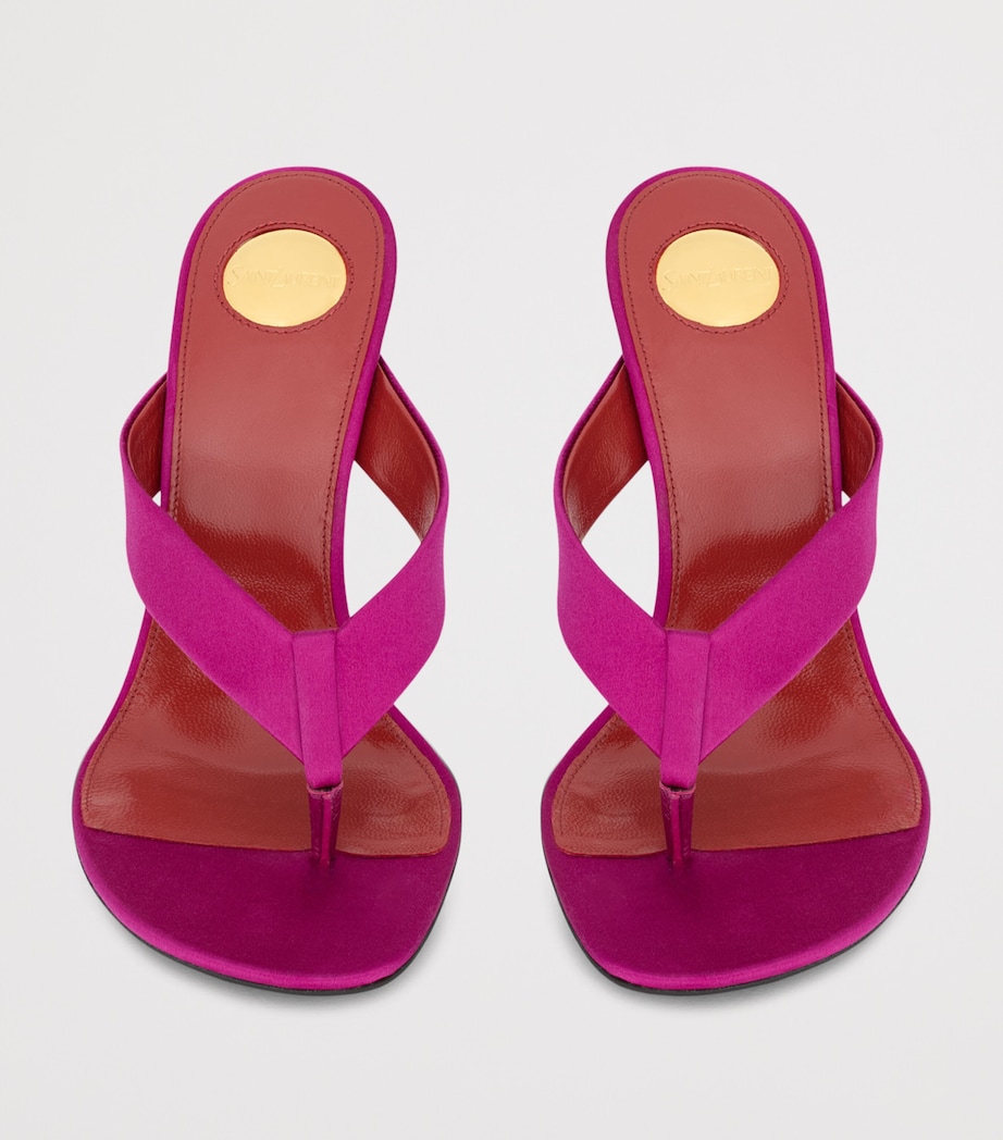 Satin Crepe Opyum Sandals 85 5518 Image 2