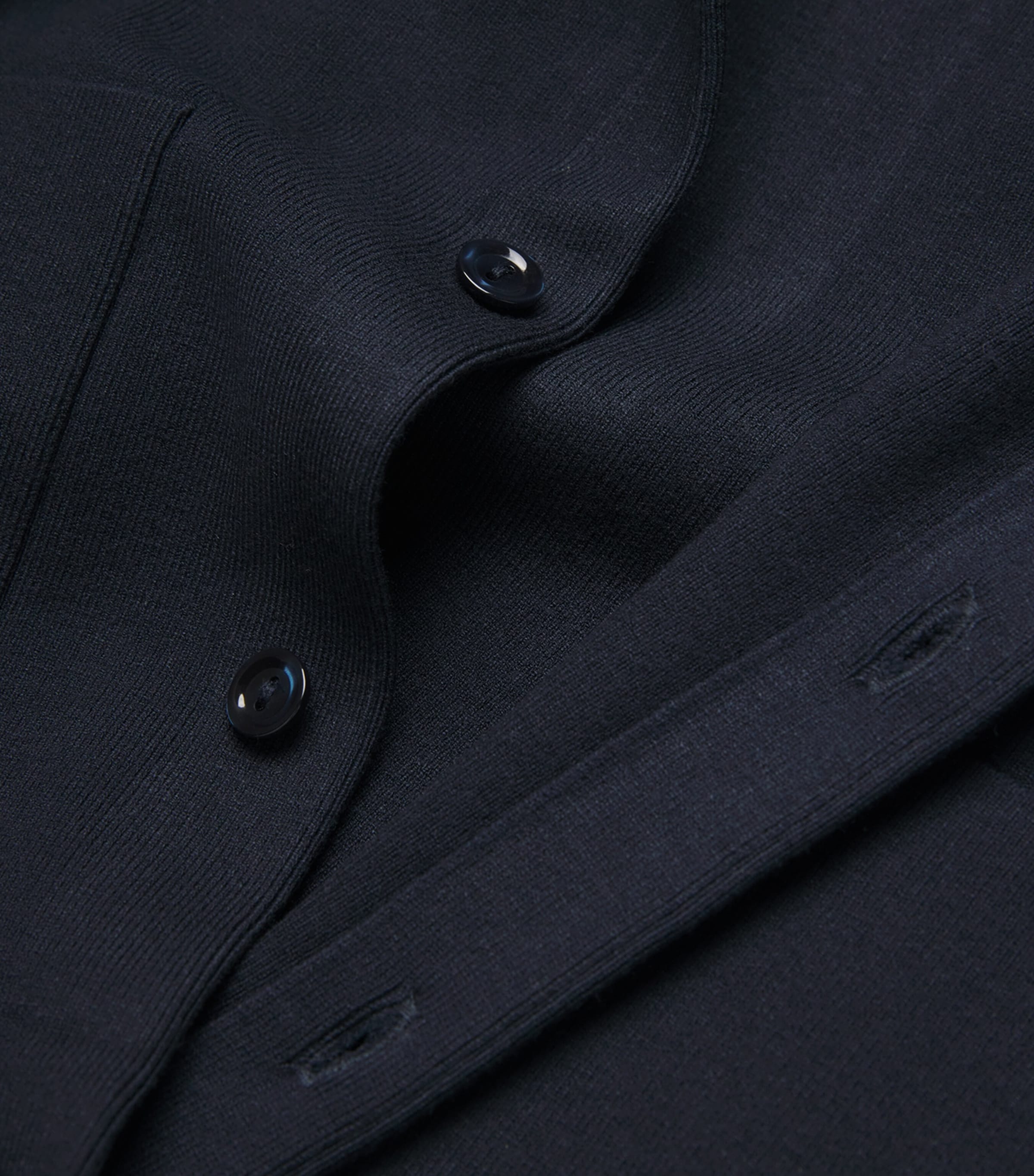 Spread -Collar Cardigan NAVY BLUE Image 5