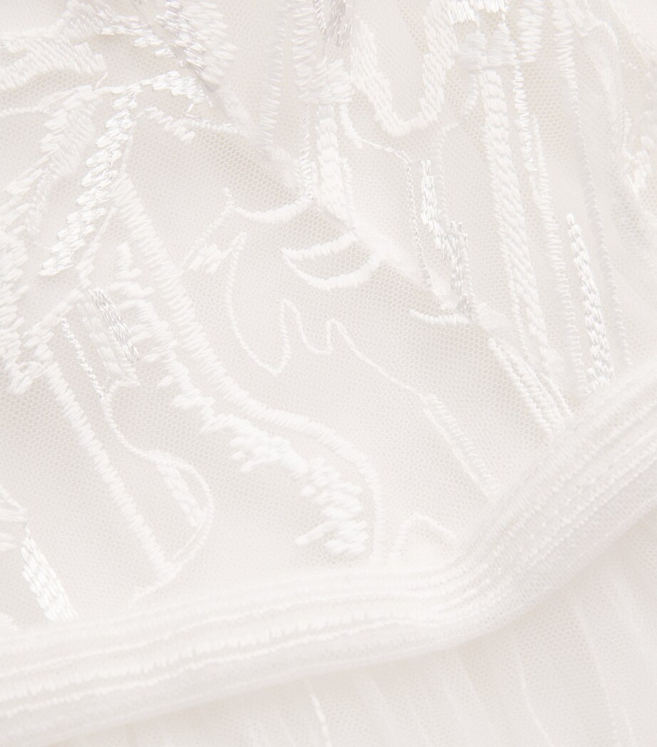 Tulle Embroidered High-Neck Gown 111001 WHTE ALYSSIUM Image 5