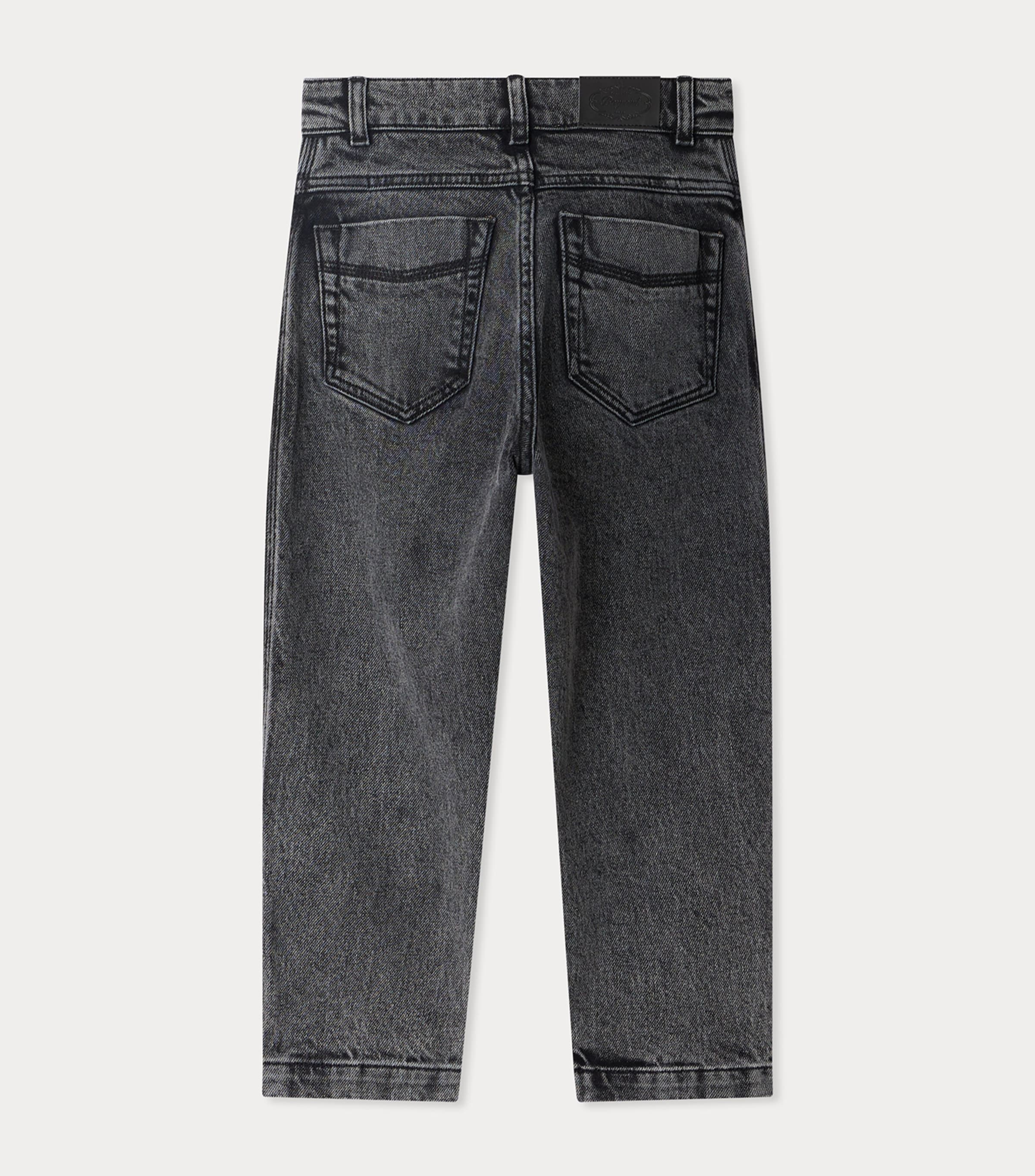 Organic Cotton Jeans (4-14 Years) FAUX NOIR Image 2
