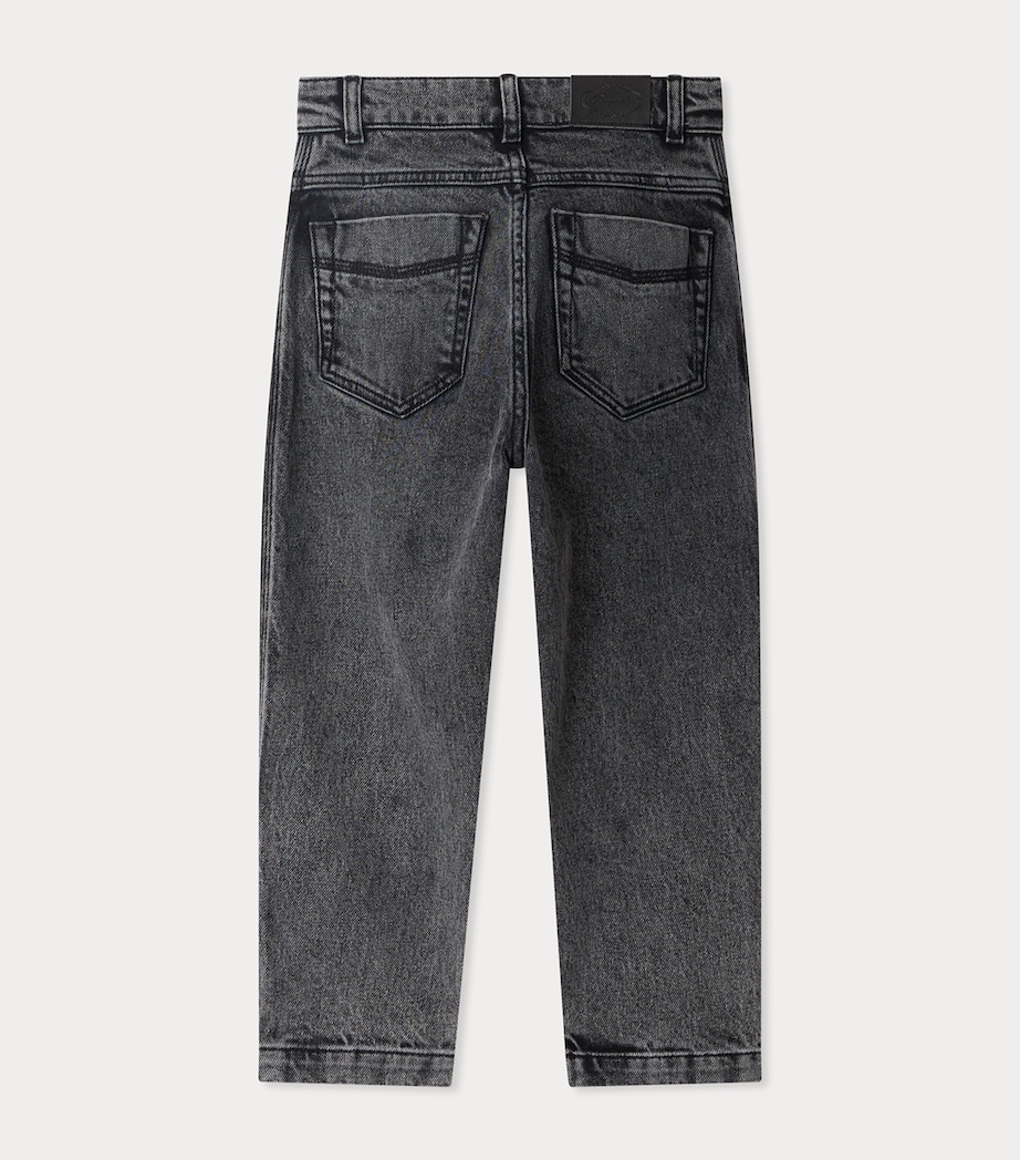 Organic Cotton Jeans (4-14 Years) FAUX NOIR Image 2