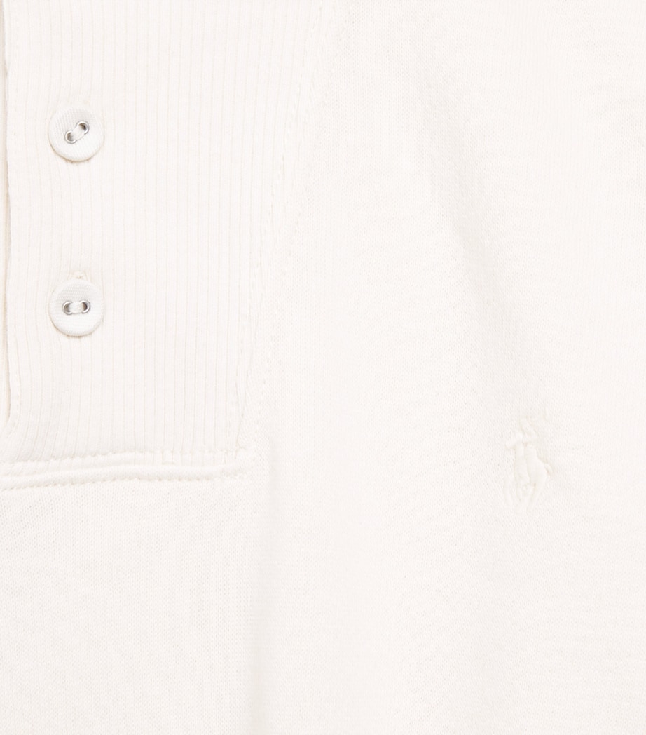 Ralph Lauren Kids High-Neck Sweatshirt (7-14 Years) Estate Cream Image 2