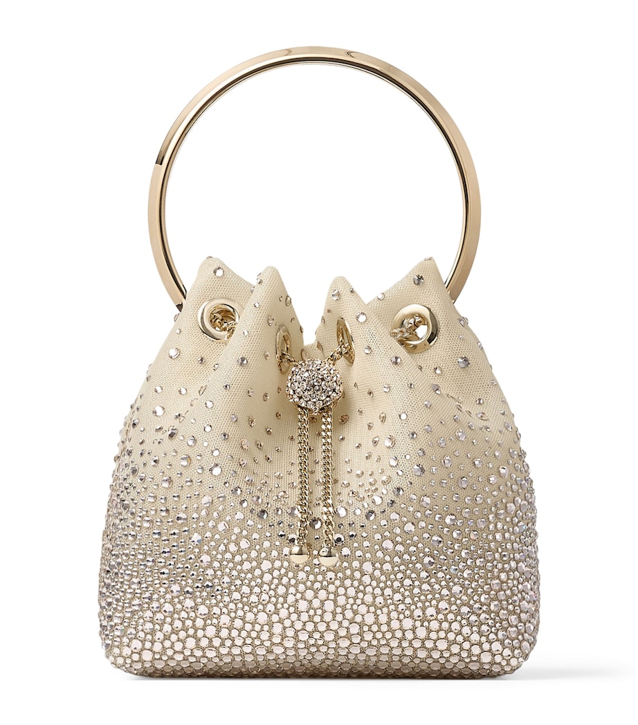 Embellished Bon Bon Top-Handle Bag SOFT LIGHT GOLD/LIGH Image 1