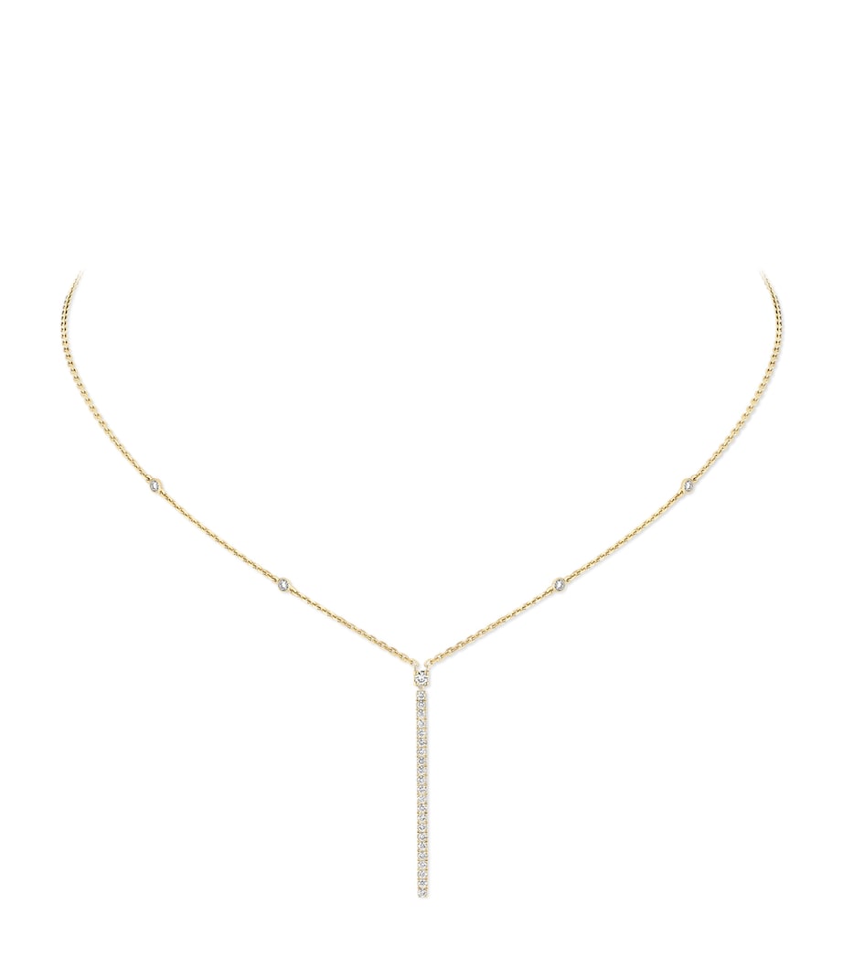 Messika Gatsby Yellow Gold and Diamond Necklace (0.38ct) Yellow Gold Image 1