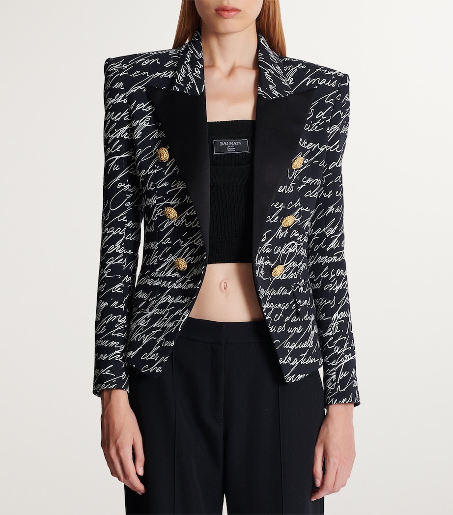 Love Letter Blazer EAB NOIR/BLANC Image 2