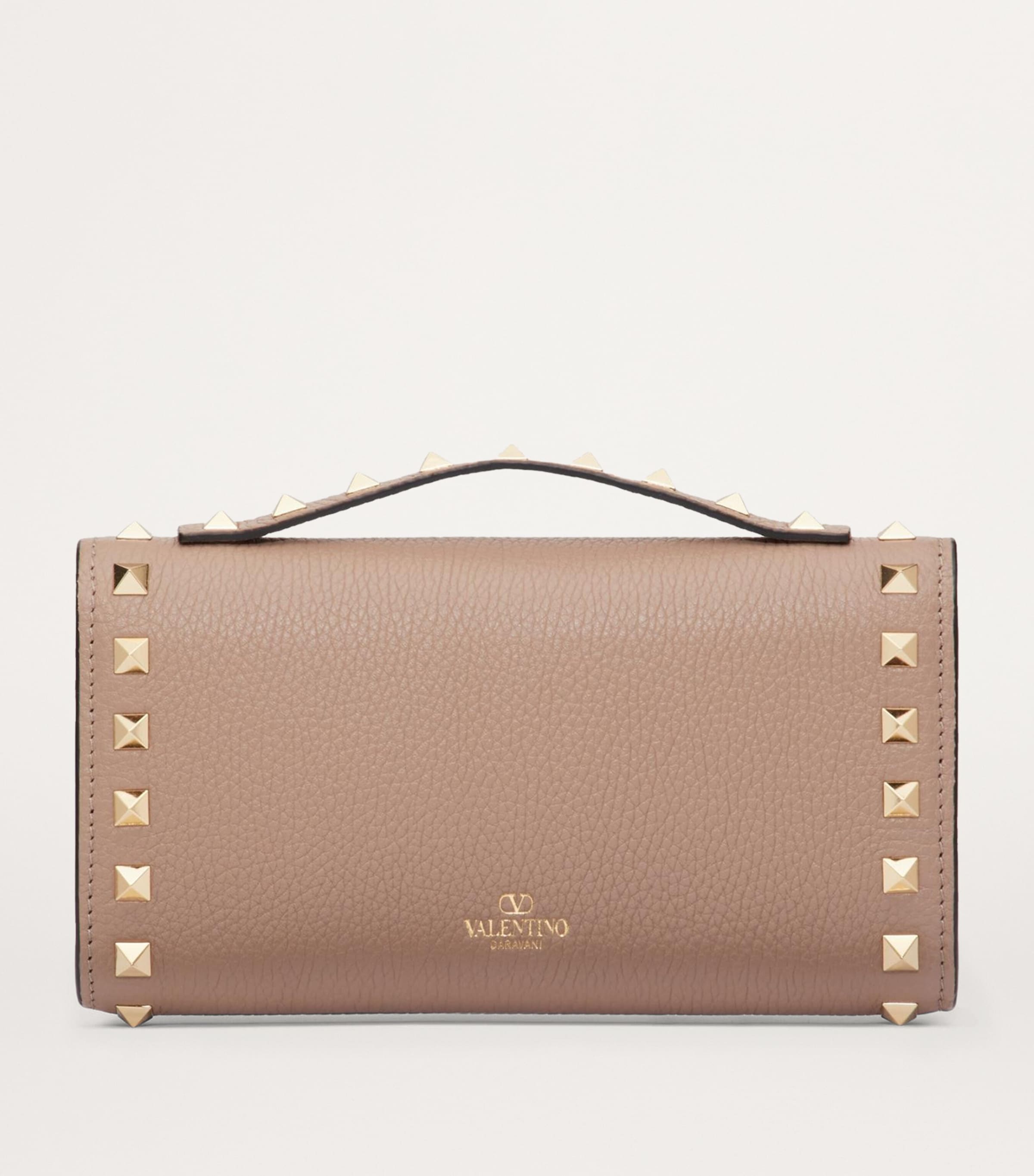 Leather Rockstud Chain Wallet P45 Image 4