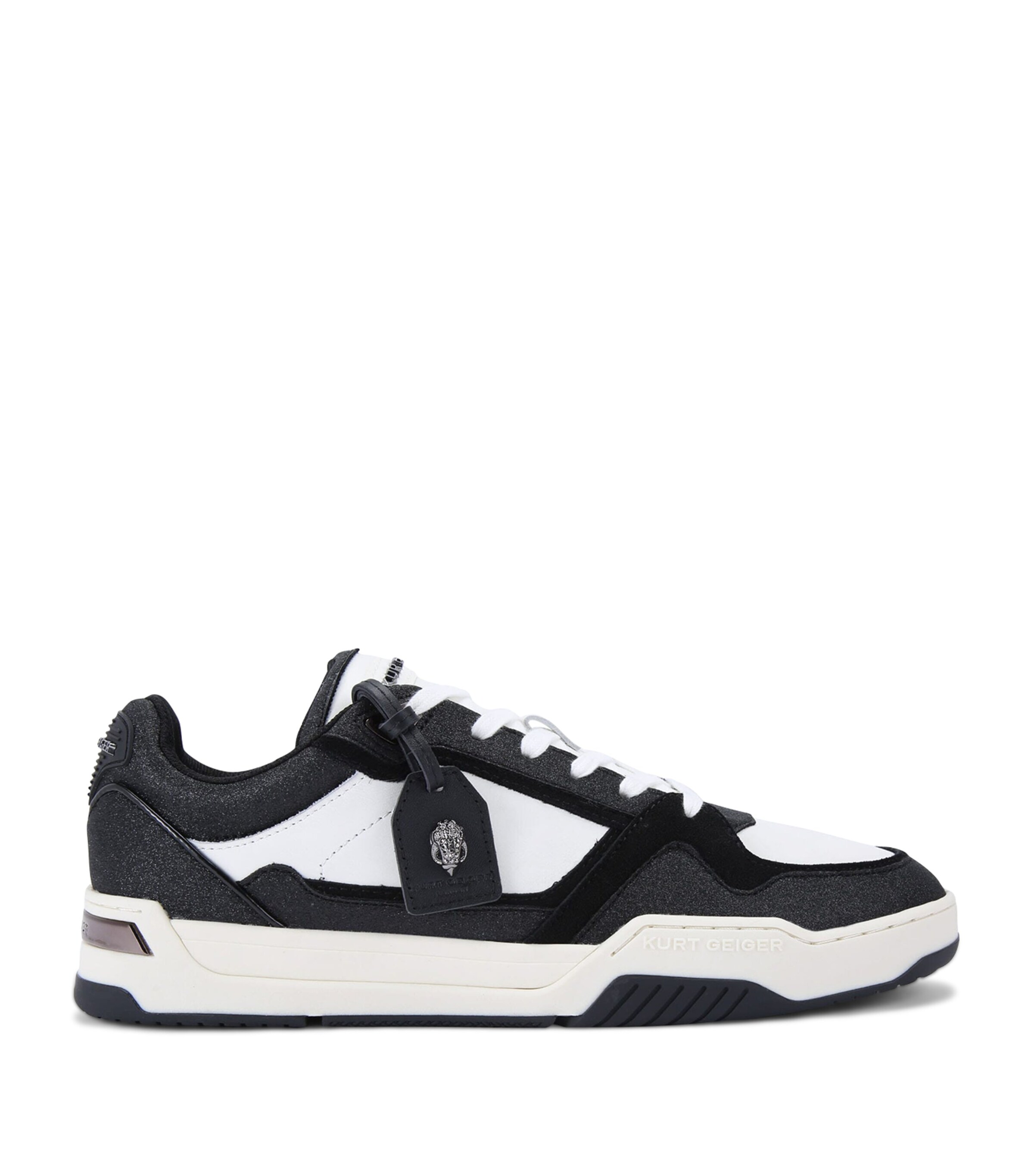 Kurt Geiger London Leather Regan Sneakers | Men Shoes | Trainers | Low-Top Trainers | Designers | Kurt Geiger London | 5228