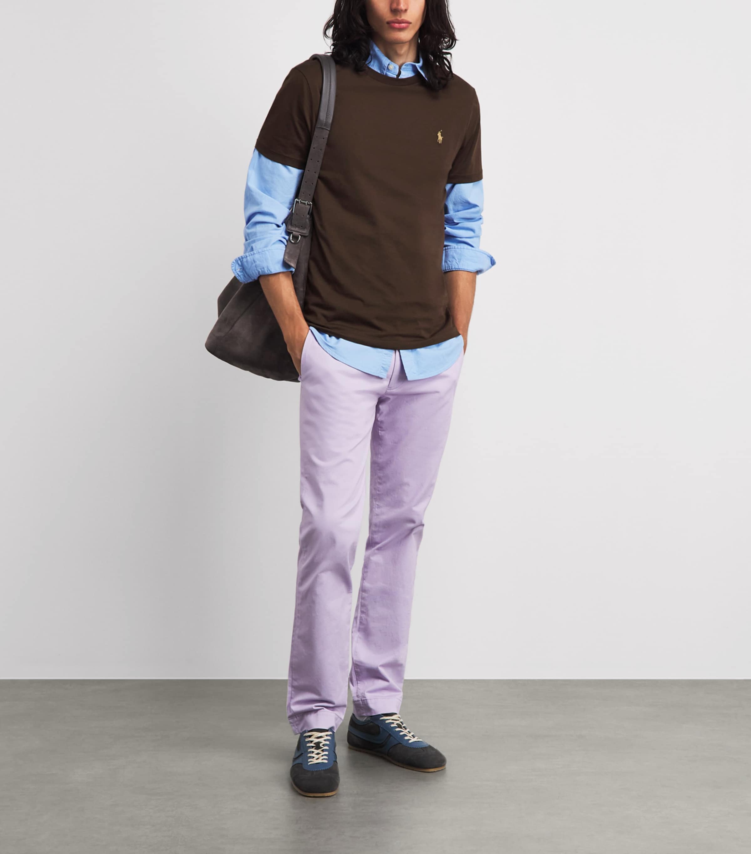 Polo Ralph Lauren Mens Cotton Polo Pony T-Shirt Nutmeg Image 2