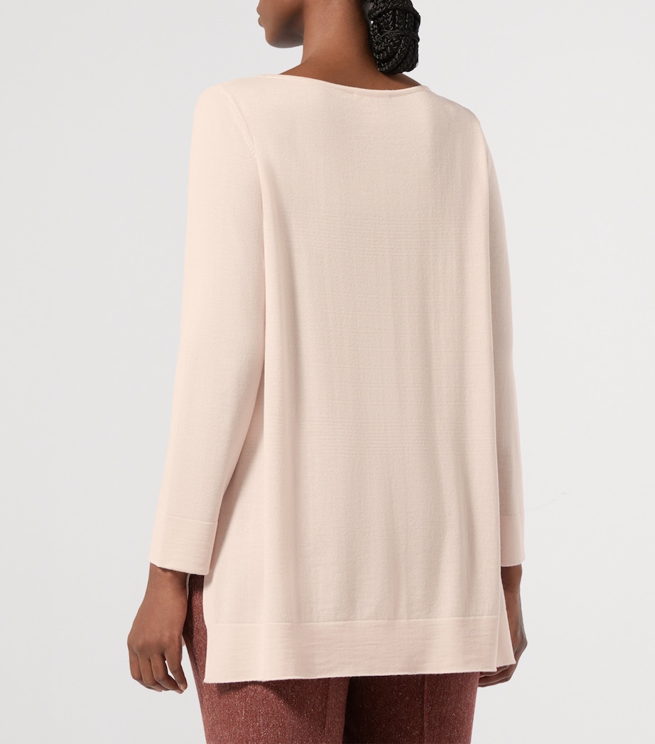 Virgin Wool Aly Sweater PINK Image 3