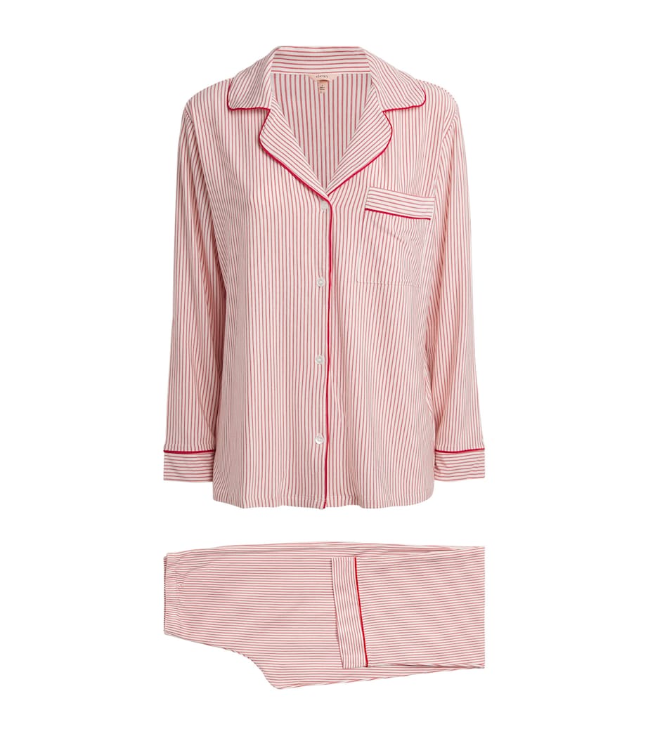 Stripe Gisele Pyjama Set DUO STRIPE/HOLL Image 1