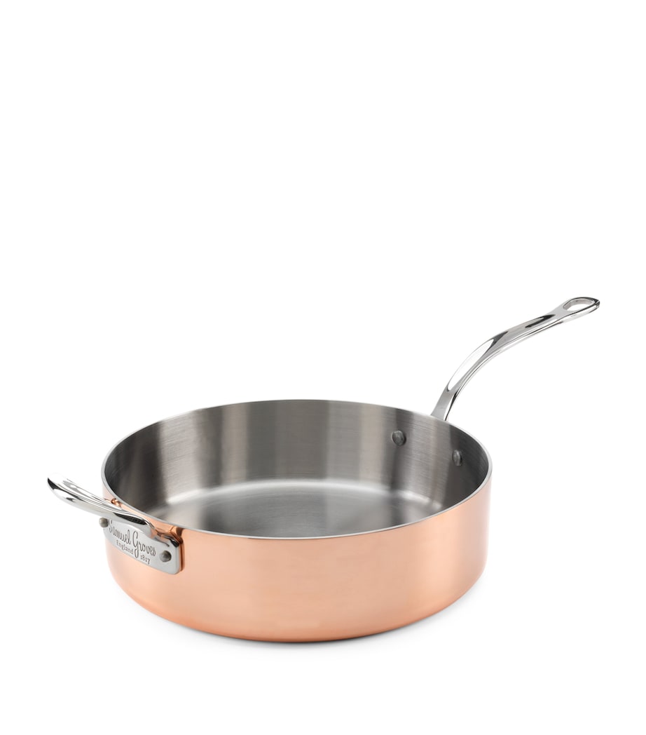 Copper Clad Sauté Pan with Lid (26cm) COPPER Image 2