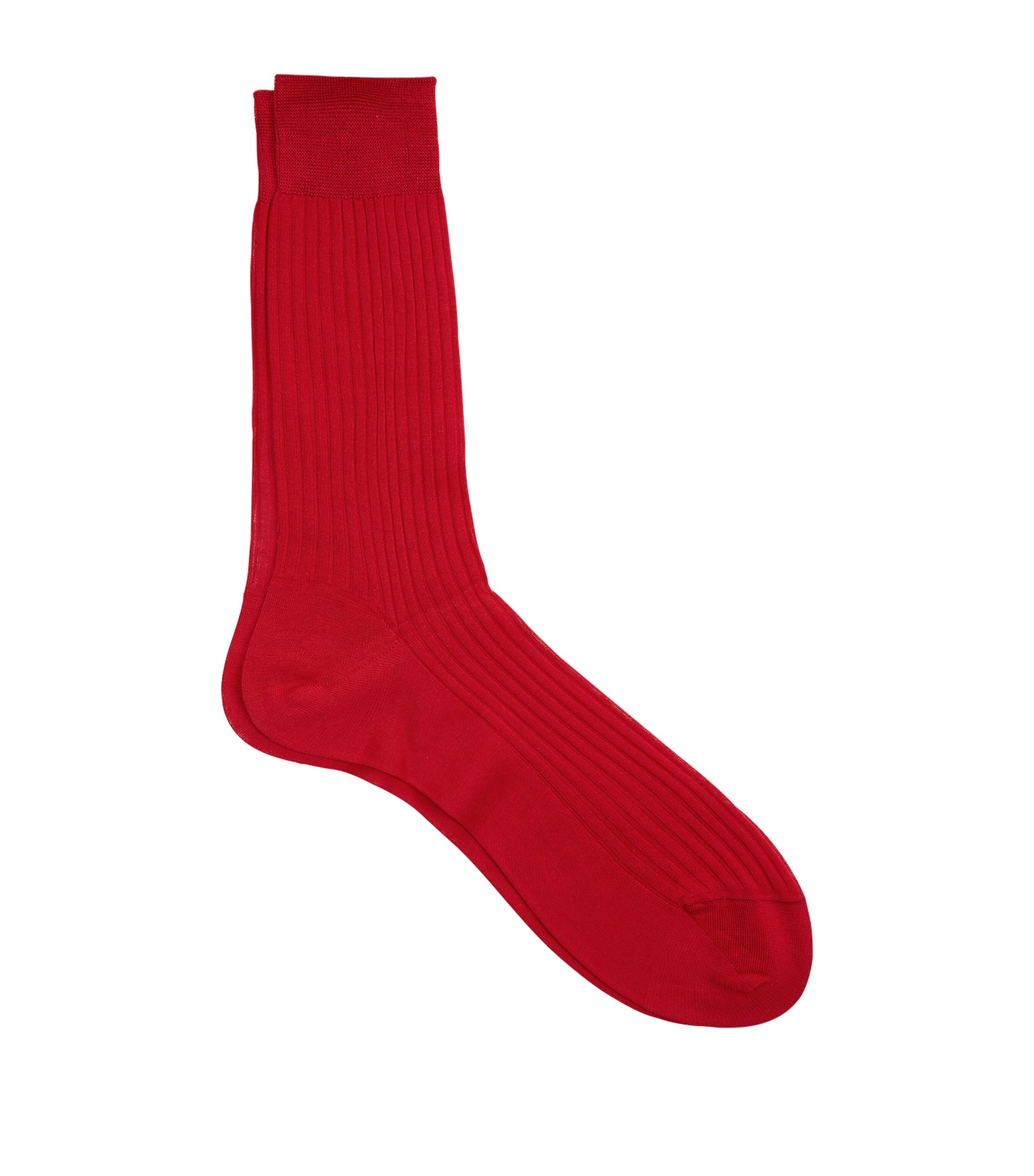 Shop Pantherella Egyptian Cotton Lisle Short Socks In Red