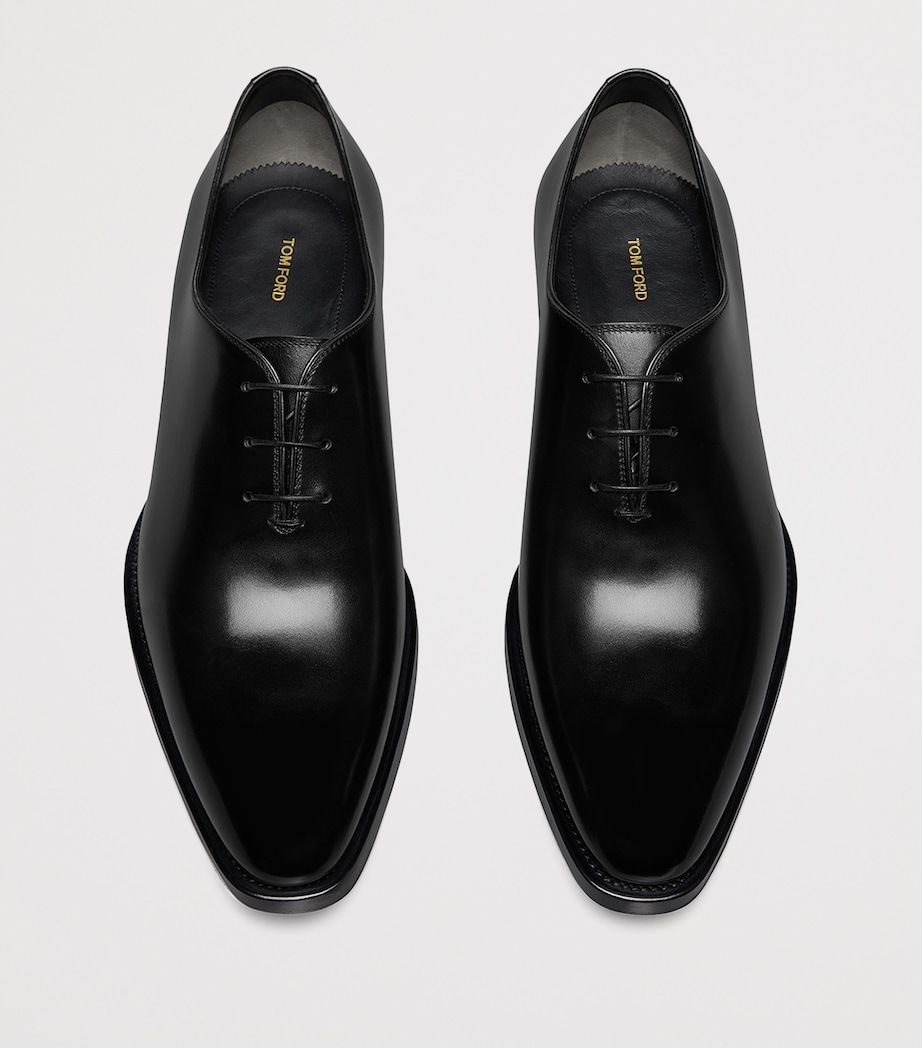 Leather Lace-Up Oxford Shoes NAA Image 3