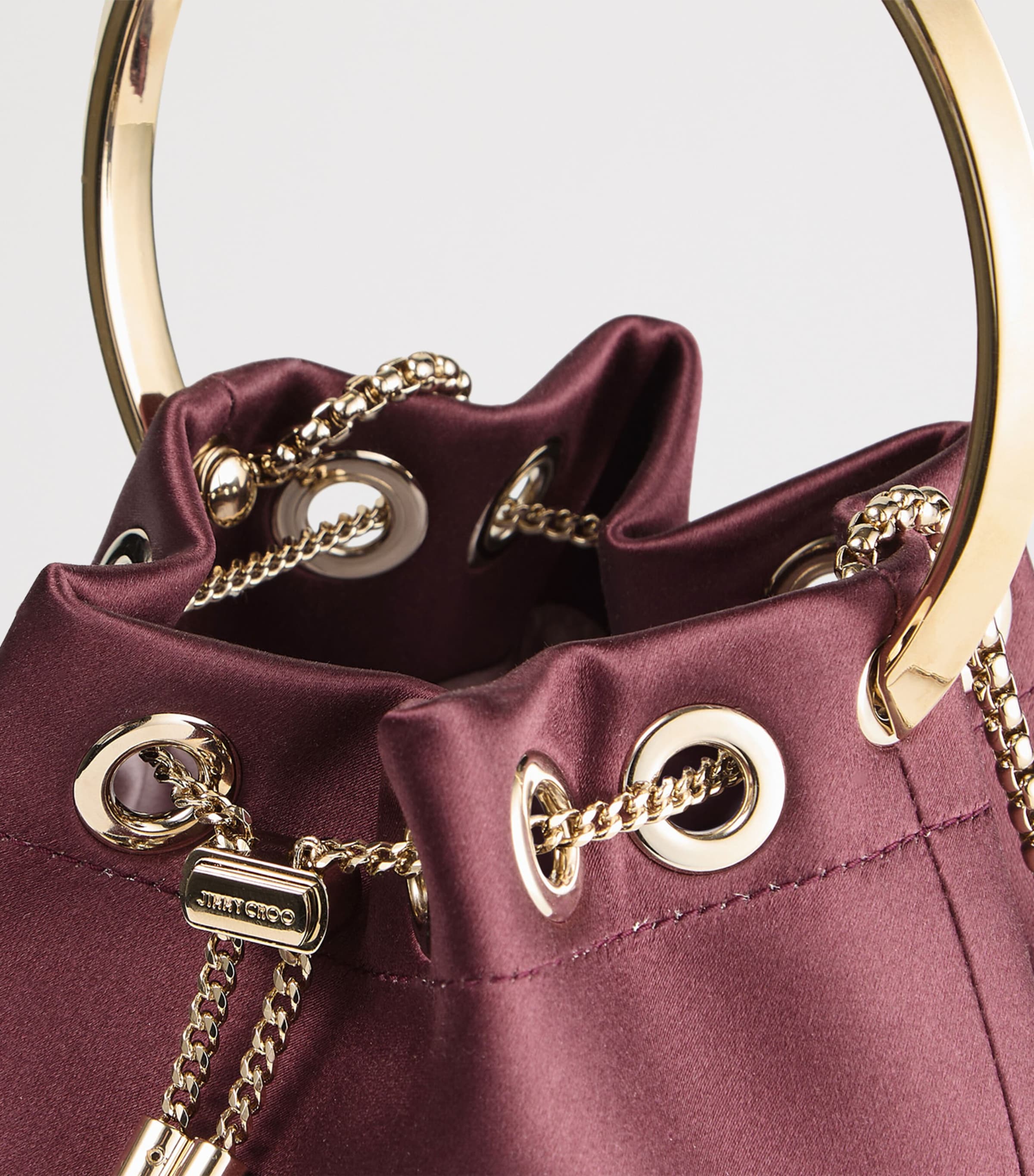 Satin Bon Bon Top-Handle bag DEEP MERLOT/LIGHT GO Image 2