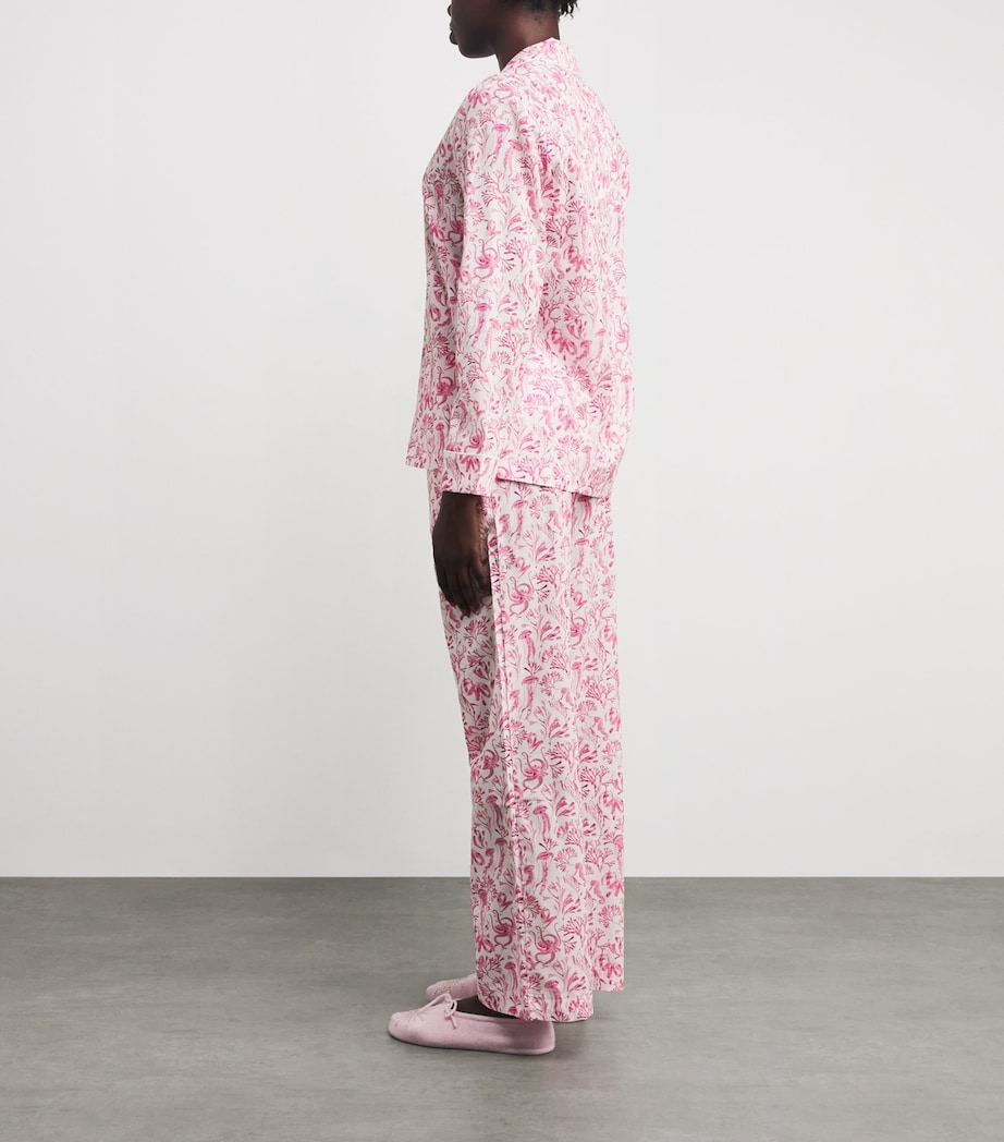 Cotton Ledbury Pyjama Set 22 PINK Image 3