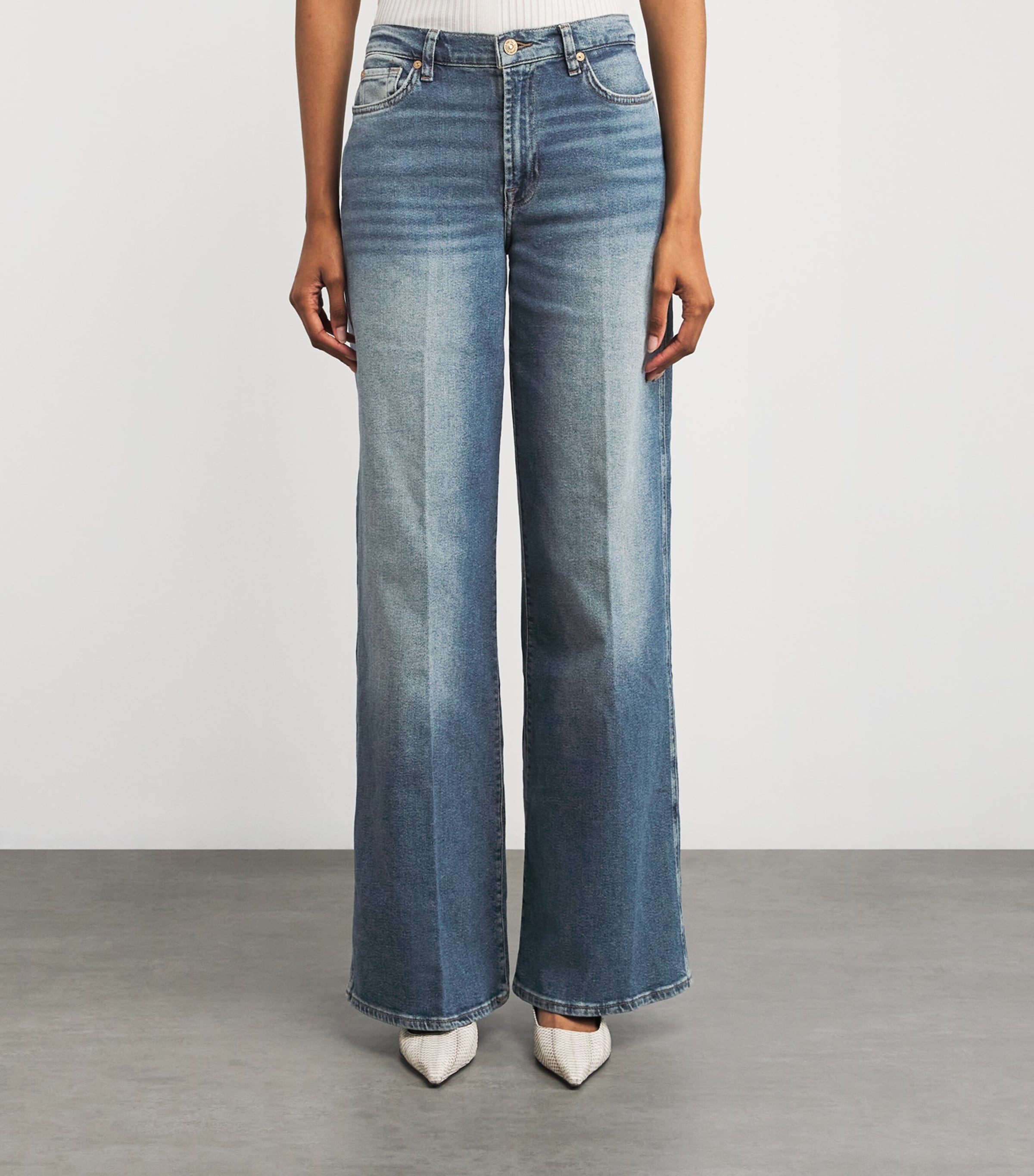 Luxe Vintage Lotta Flared Jeans LX VNTG SEA LVL Image 3