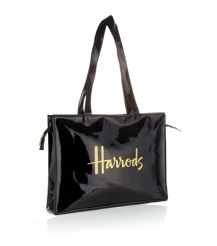 Harrods Logo Tote Bag Black Image 2