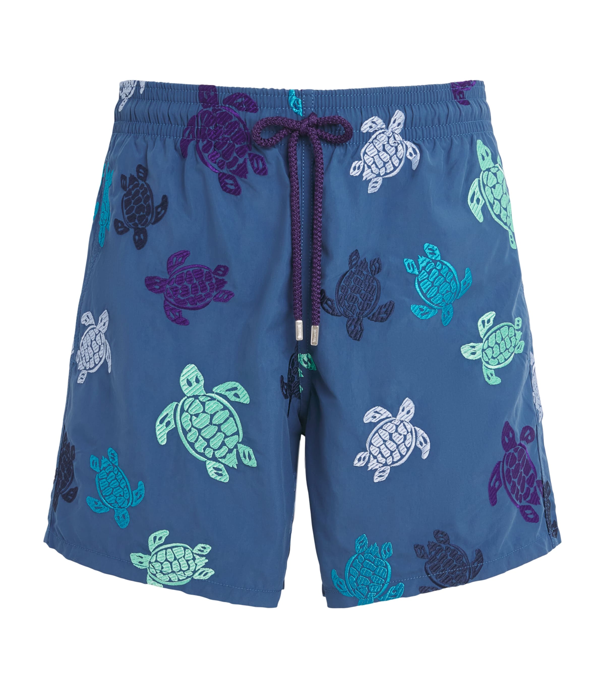 Vilebrequin Mens Embroidered Turtle Swim Shorts Evening Image 1