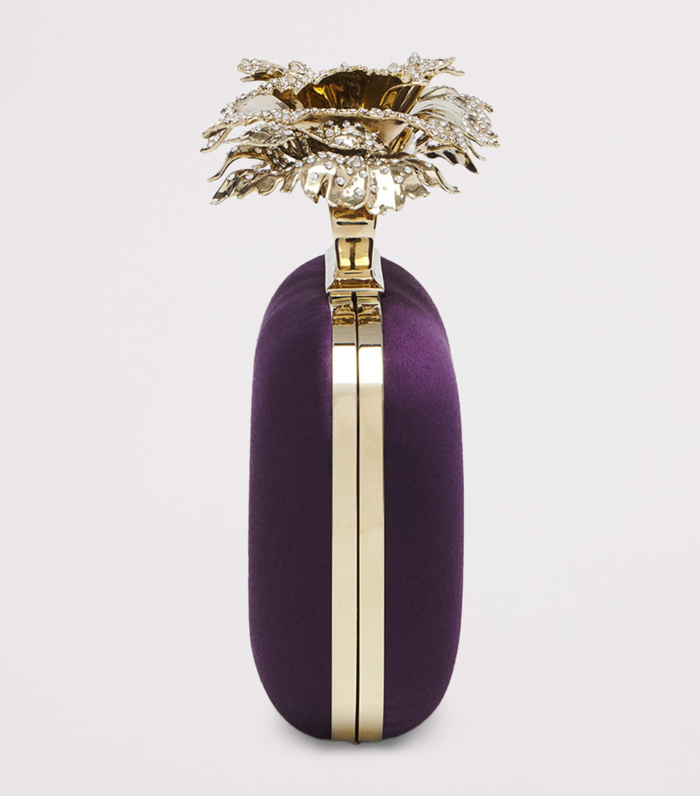 Silk Carnation Knuckle Clutch Bag 5003 Image 3