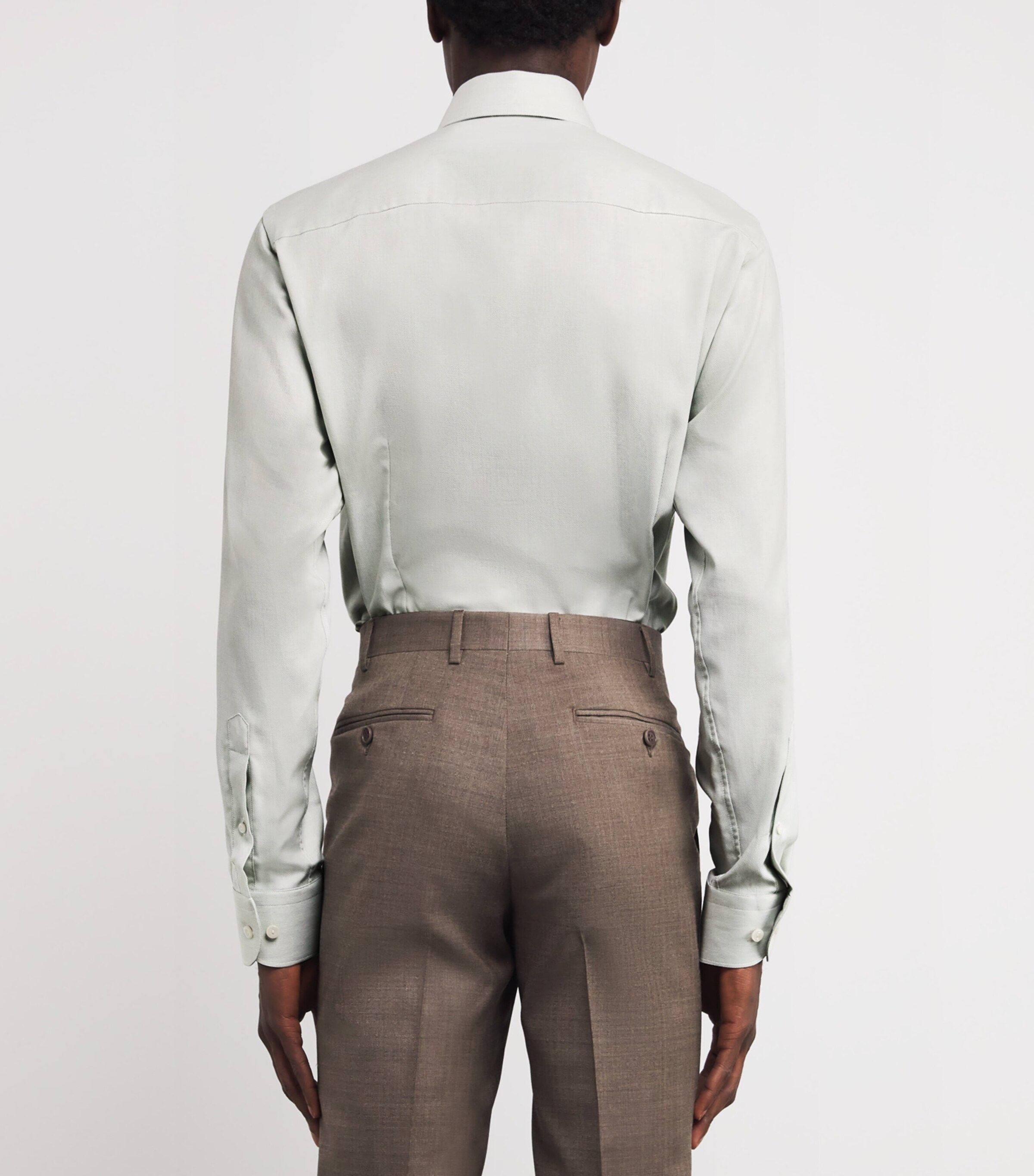 Eton Green Cotton Twill Slim-Fit Shirt | Harrods US